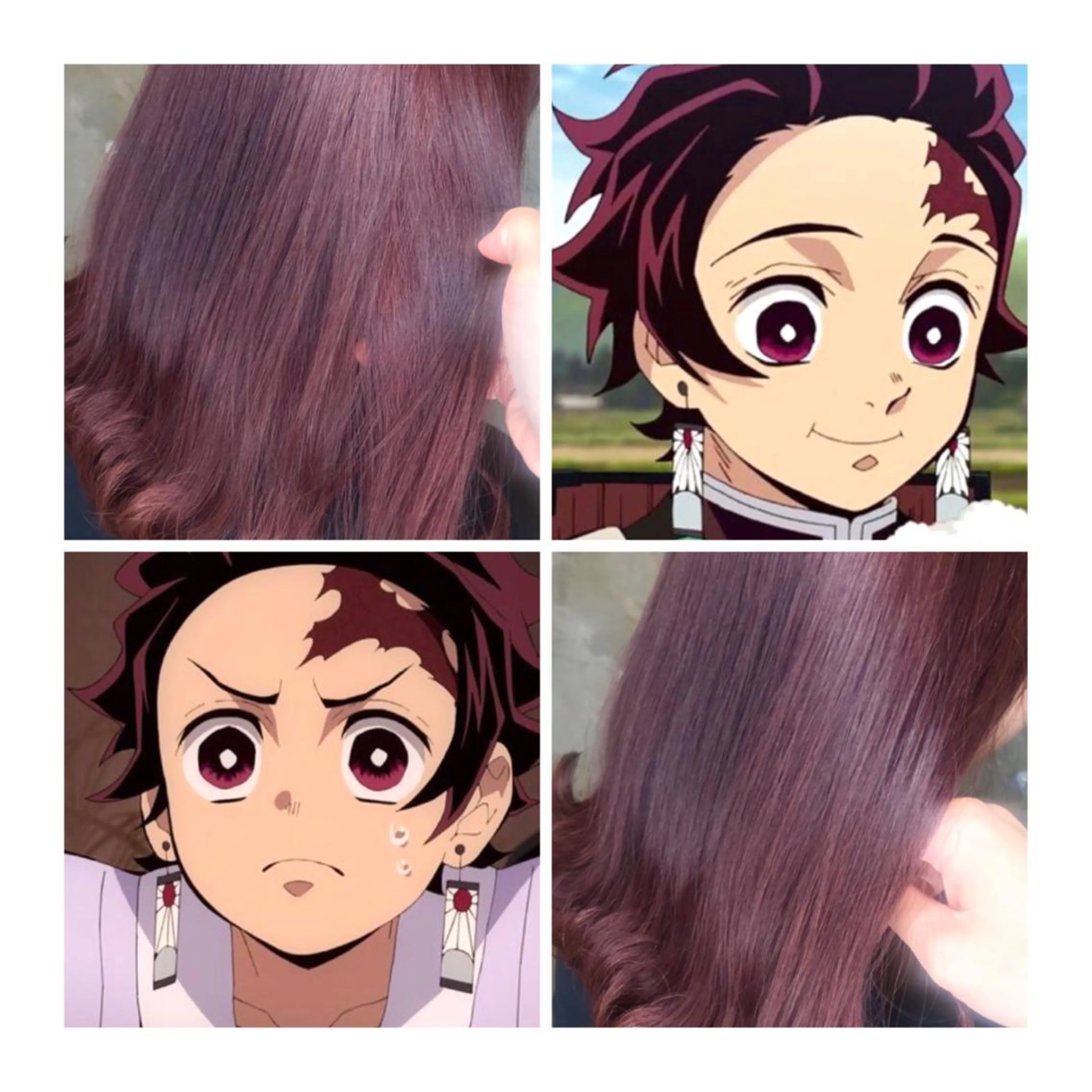 ミディアム カラー ブラウンカラー レッドカラー GARU-ガル-所属・TSUNO🦖 派手髪/オタク美容師のヘアスタイル