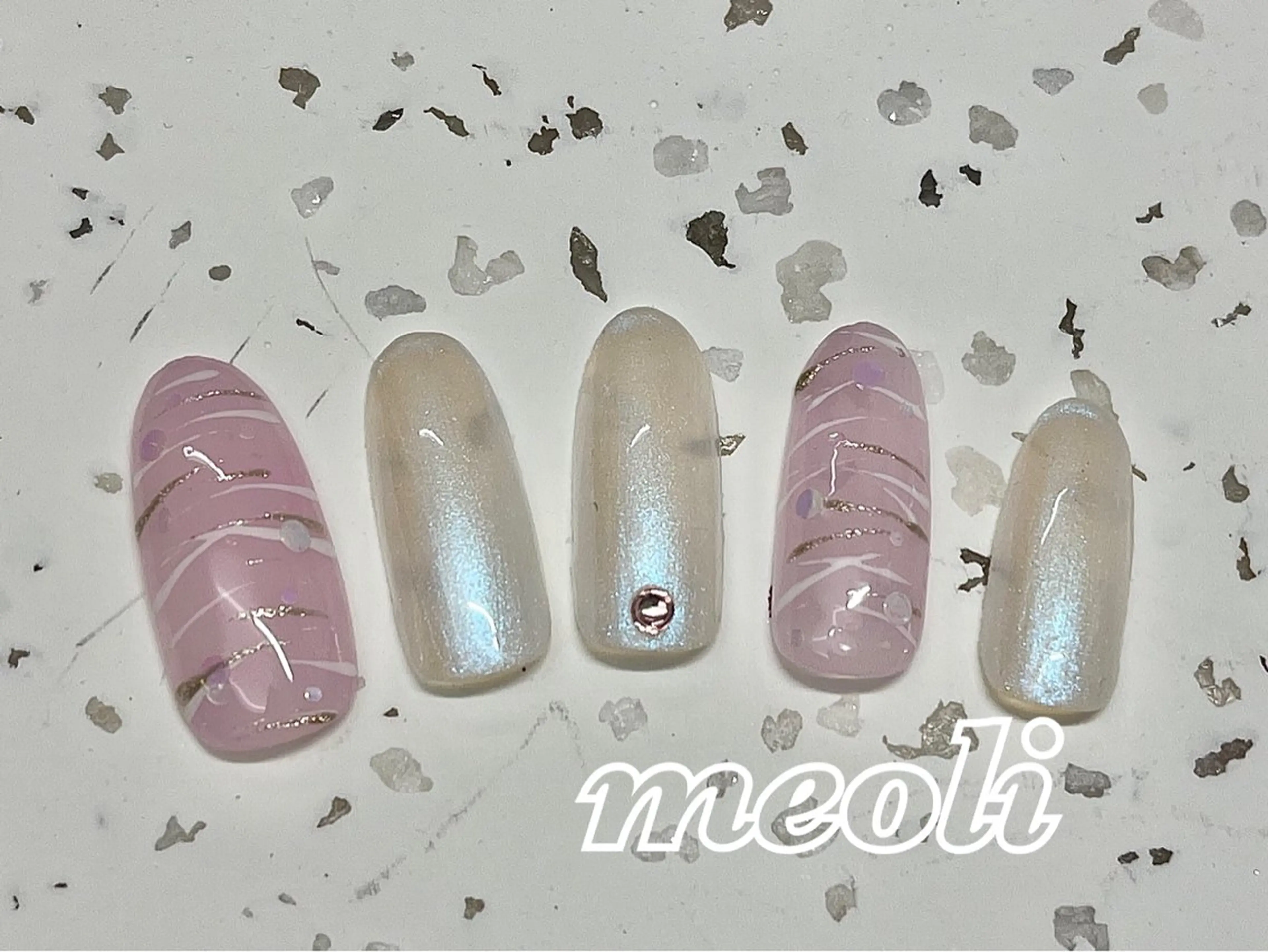 ネイル ハンドネイル nail salon meoli　アヤのネイルデザイン