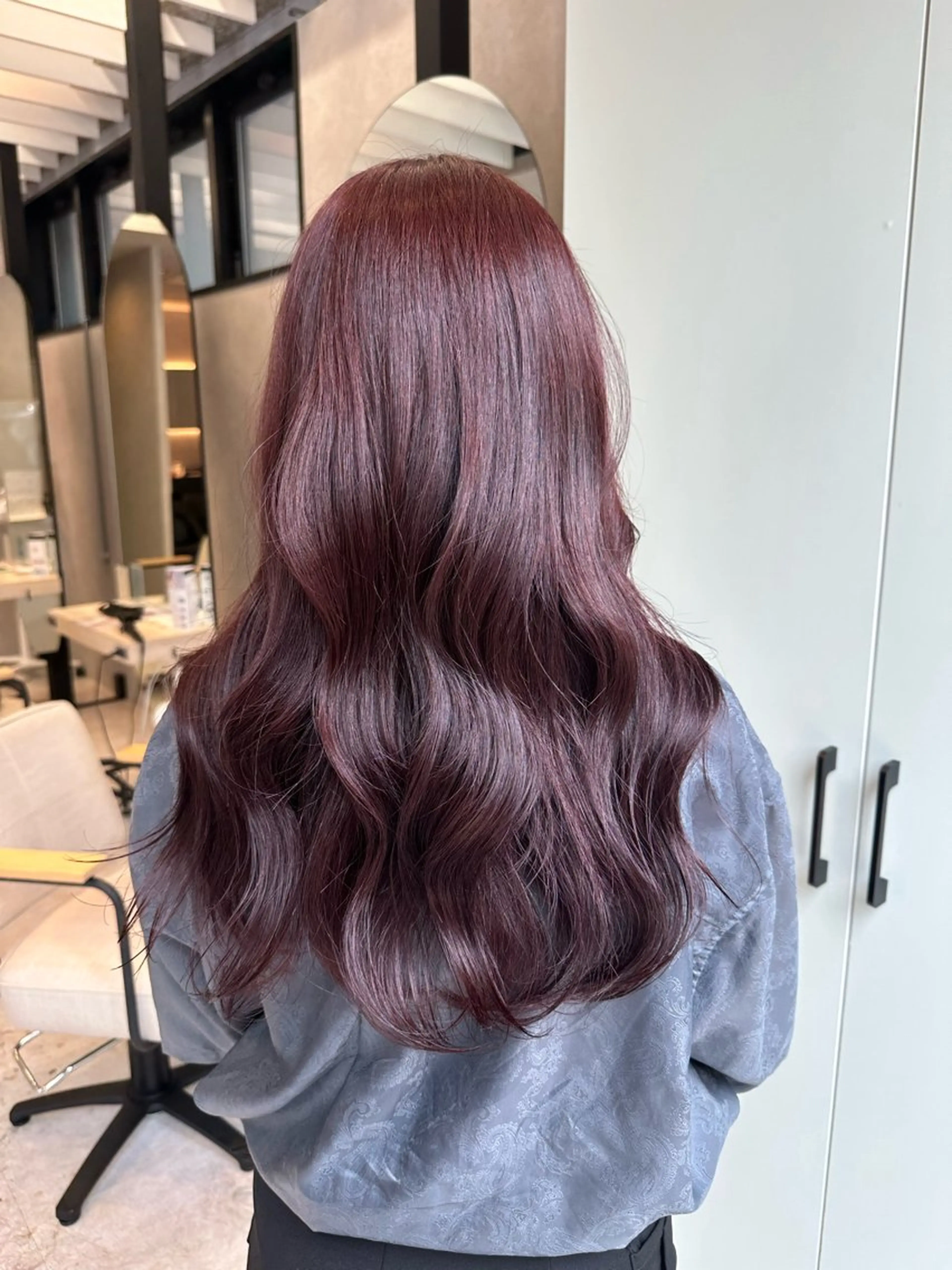 ロング カラー 韓国ヘア🦢🖤 Sayumiのヘアスタイル