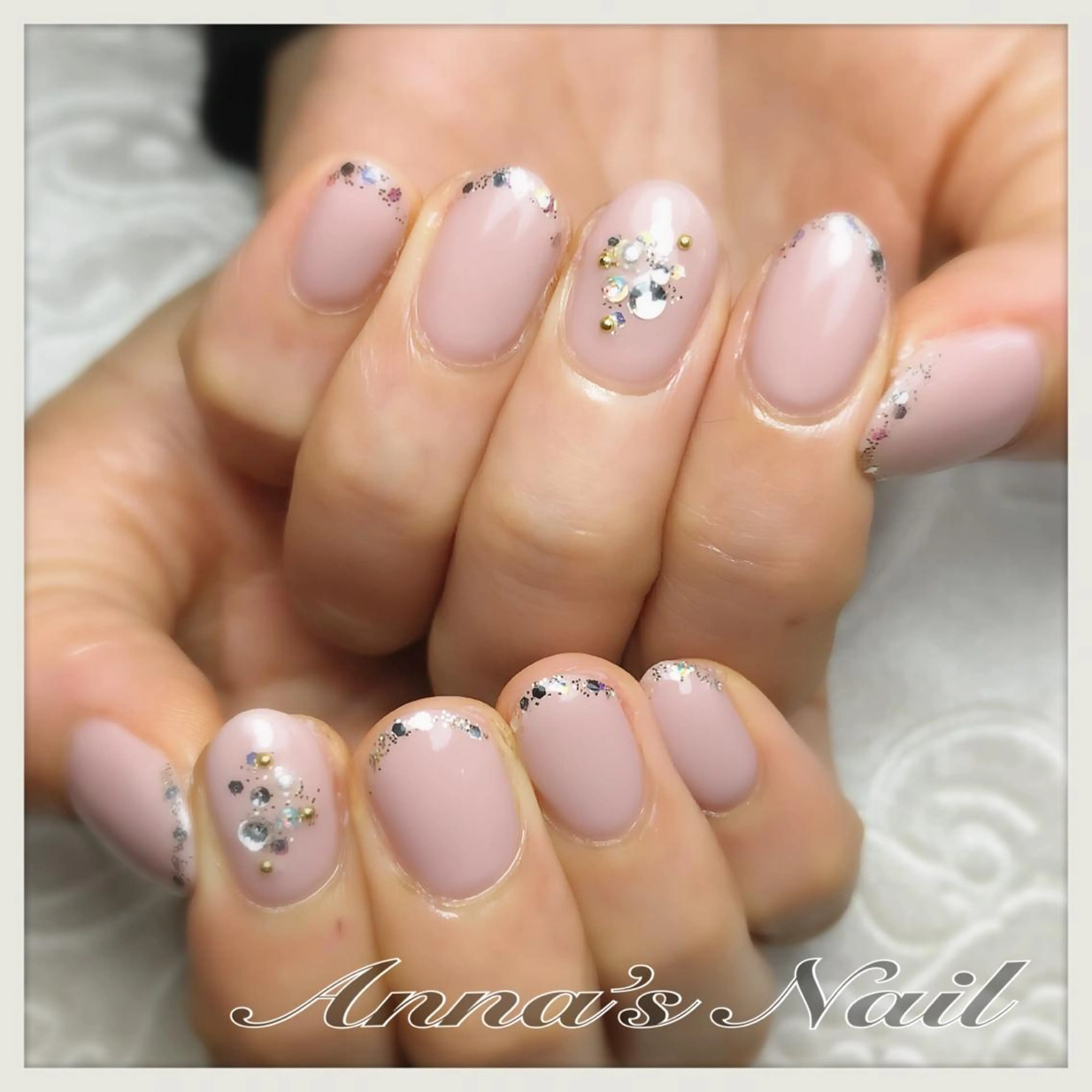 ネイル ラメ(グリッター) Anna’s Nail所属・清口 杏奈のネイルデザイン