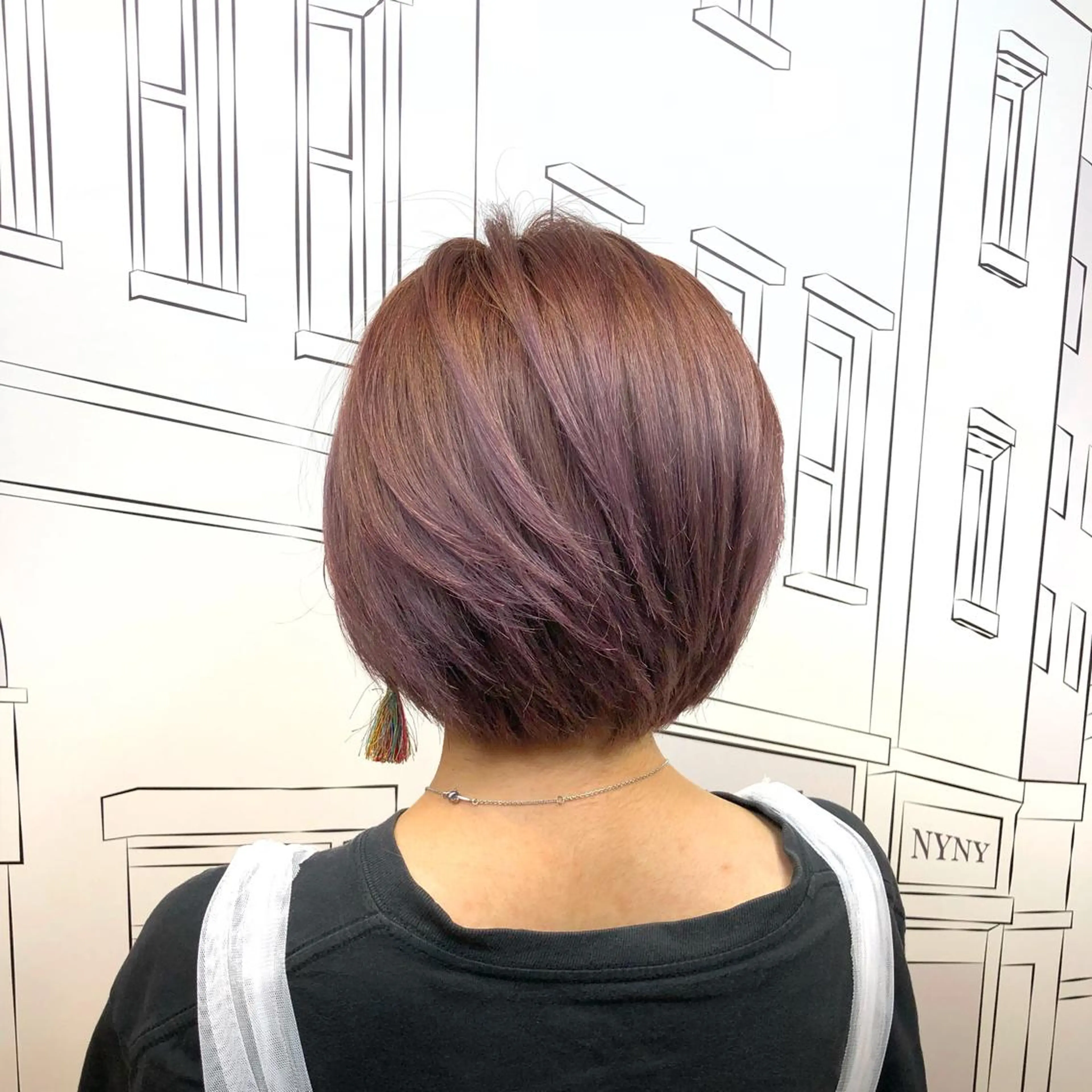 ショート カラー レイヤー,ボブ / 彩未のヘアスタイル