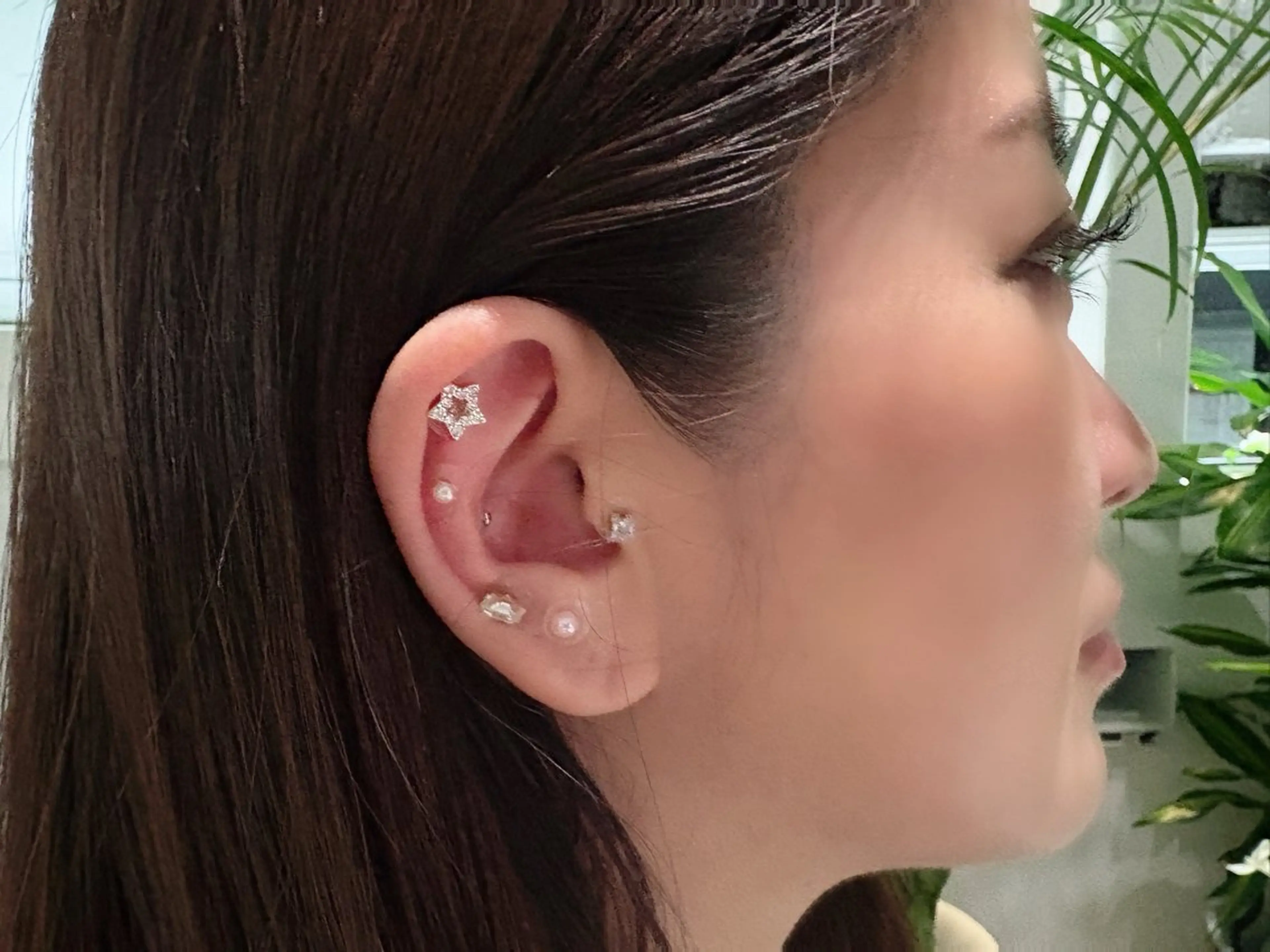 耳ツボジュエリー両耳12粒💎の写真