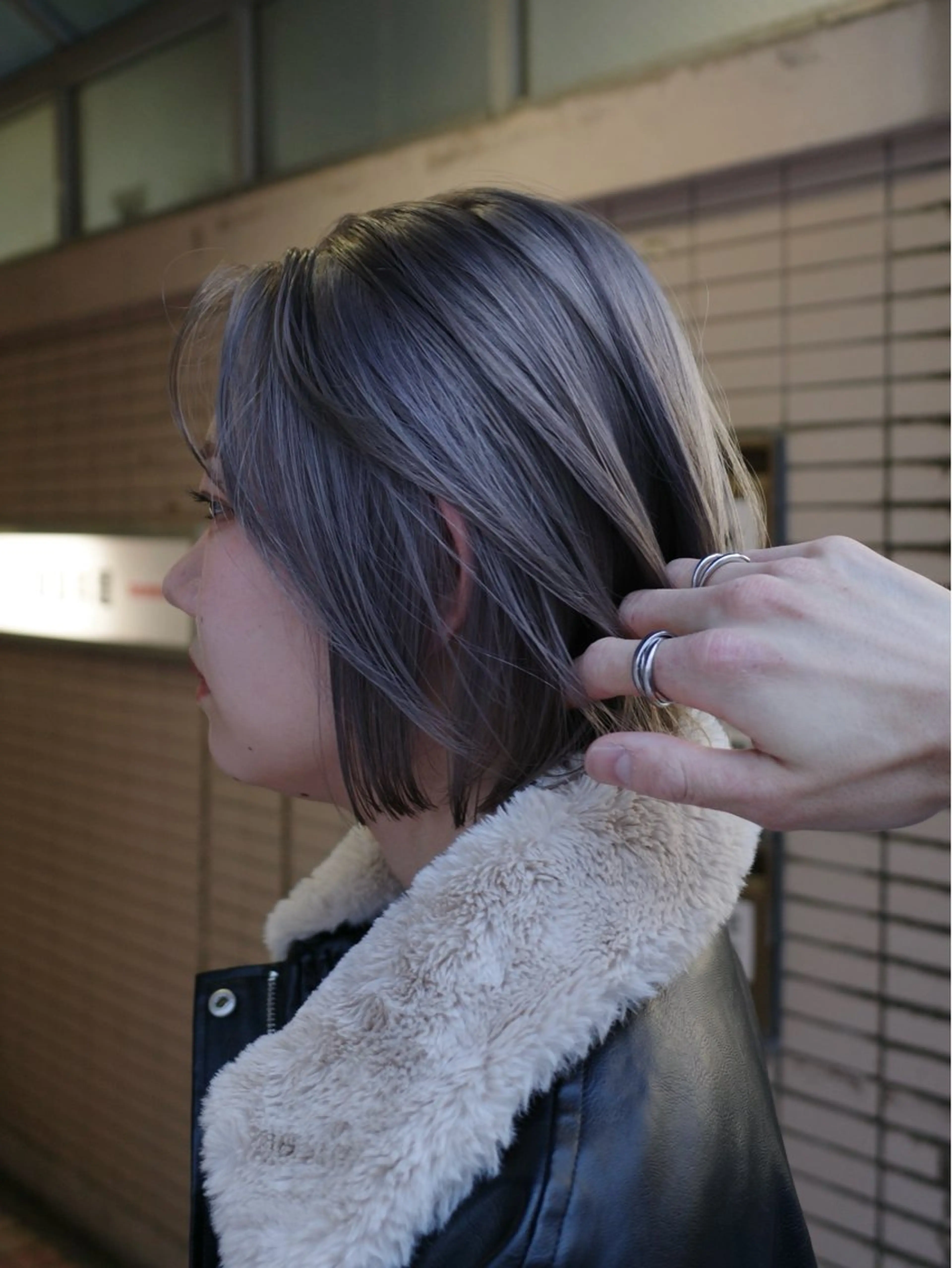 ショート ヘアカラー トリートメント 透明感ハイトーン特化 /ケアブリーチ/莉駒のヘアスタイル