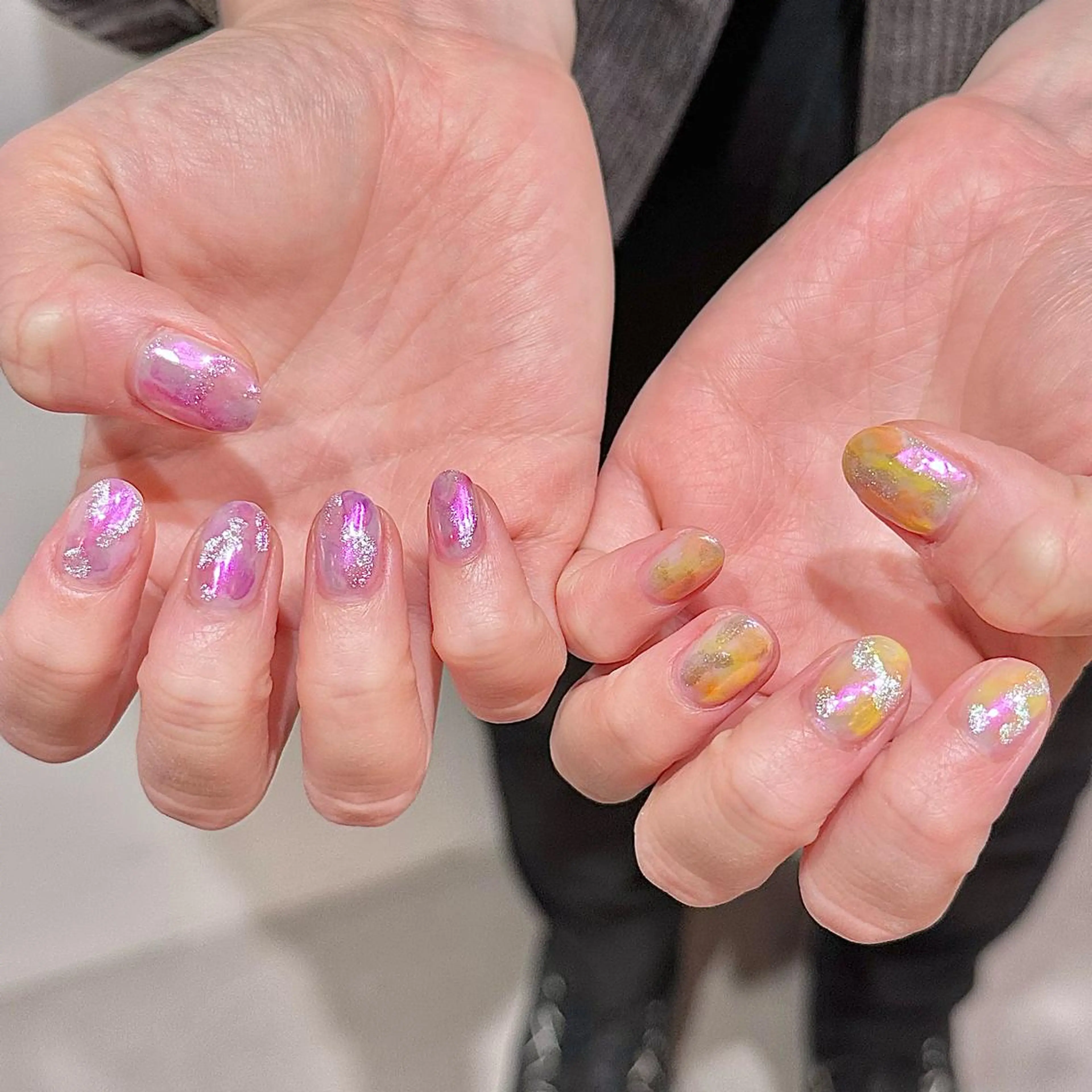 ネイル シモダ カスミ 🦀 @ksm_smdのネイルデザイン