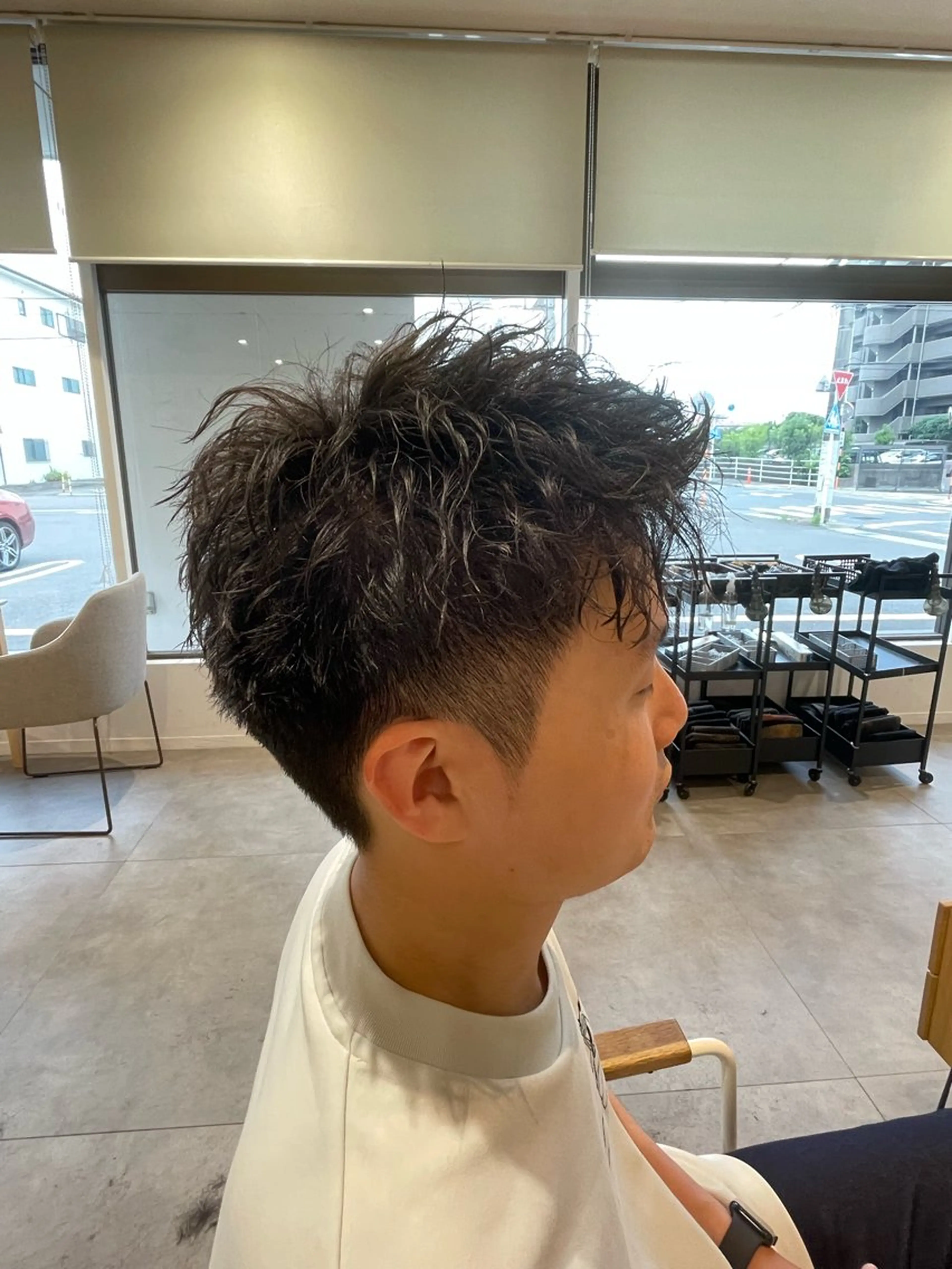 ショート カット パーマ 樋口 令惟のヘアスタイル