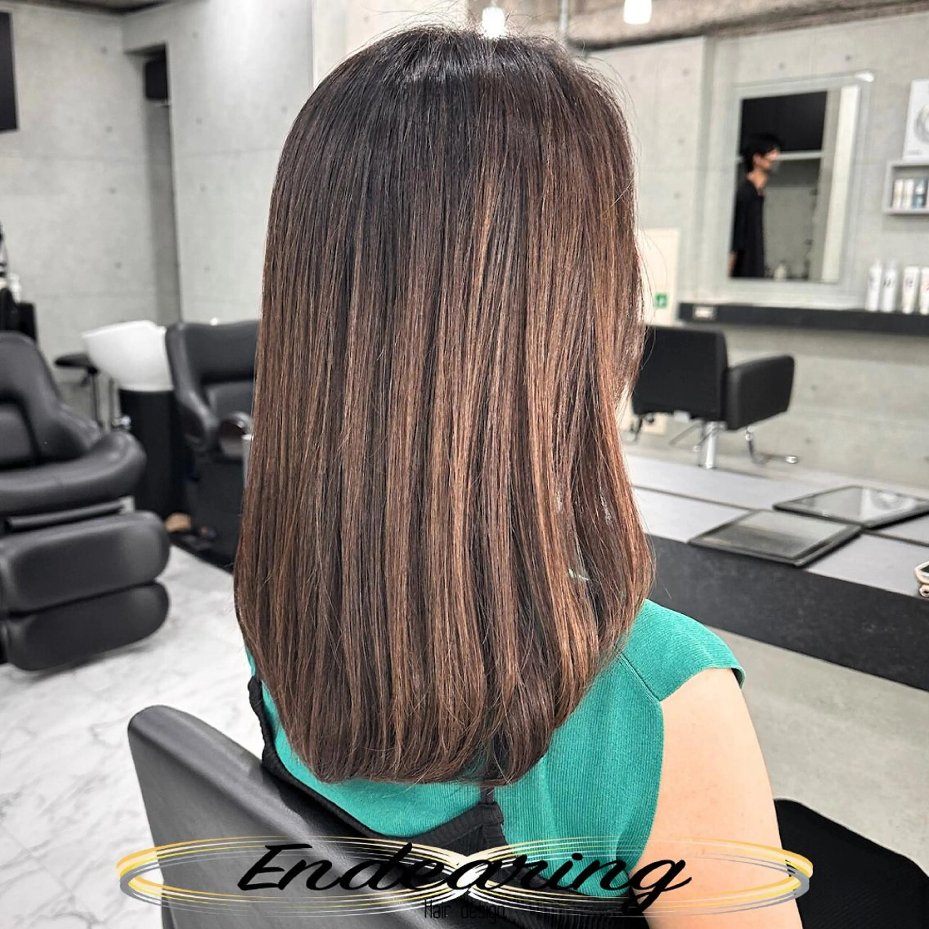 カラー 透明感カラー ダークグレー ダークグレージュ グレージュ カット ヘアカラー Endearing 銀座/YOKOのヘアスタイル