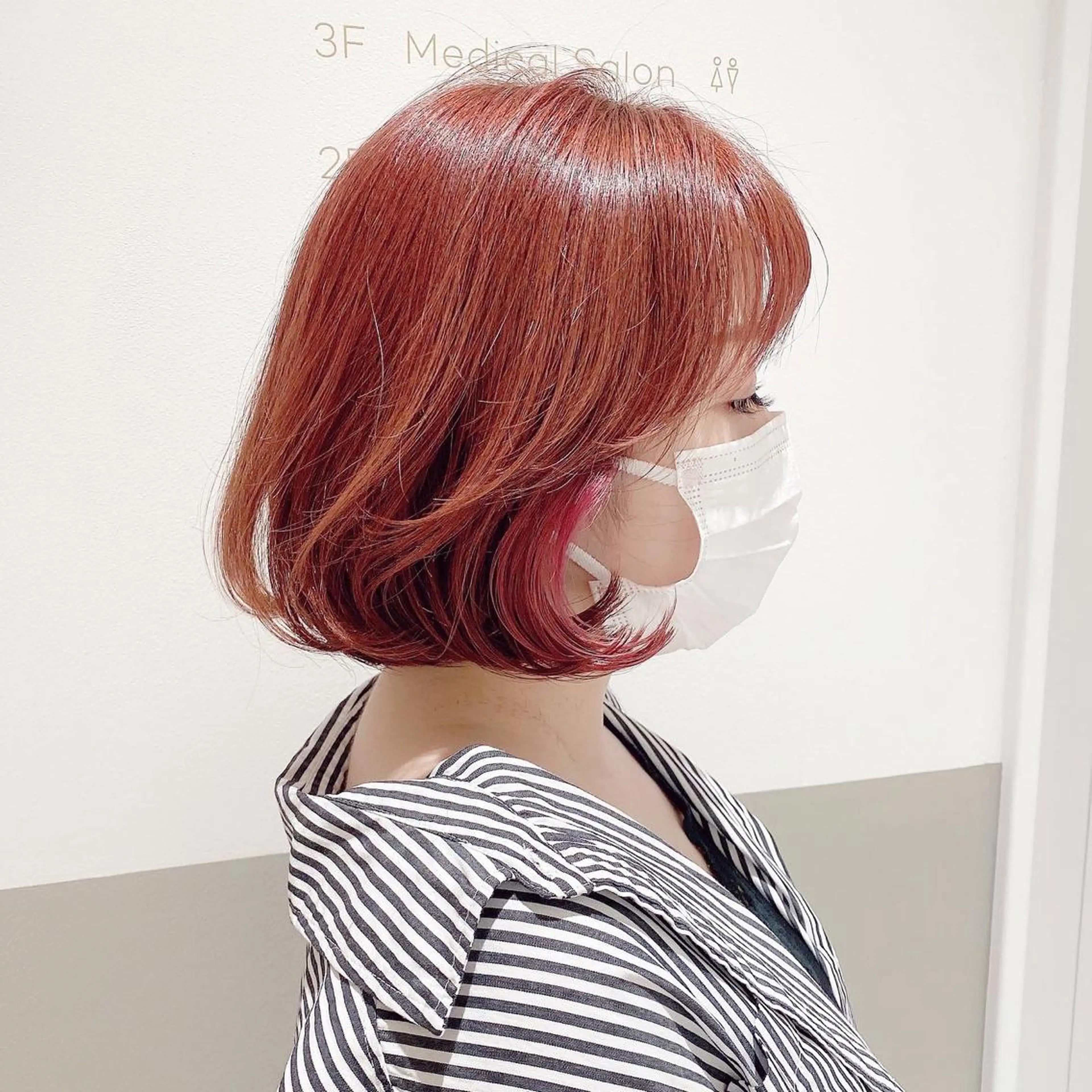 ミディアム カット ヘアカラー トリートメント 韓国くびれレイヤー 🇰🇷はづきのヘアスタイル