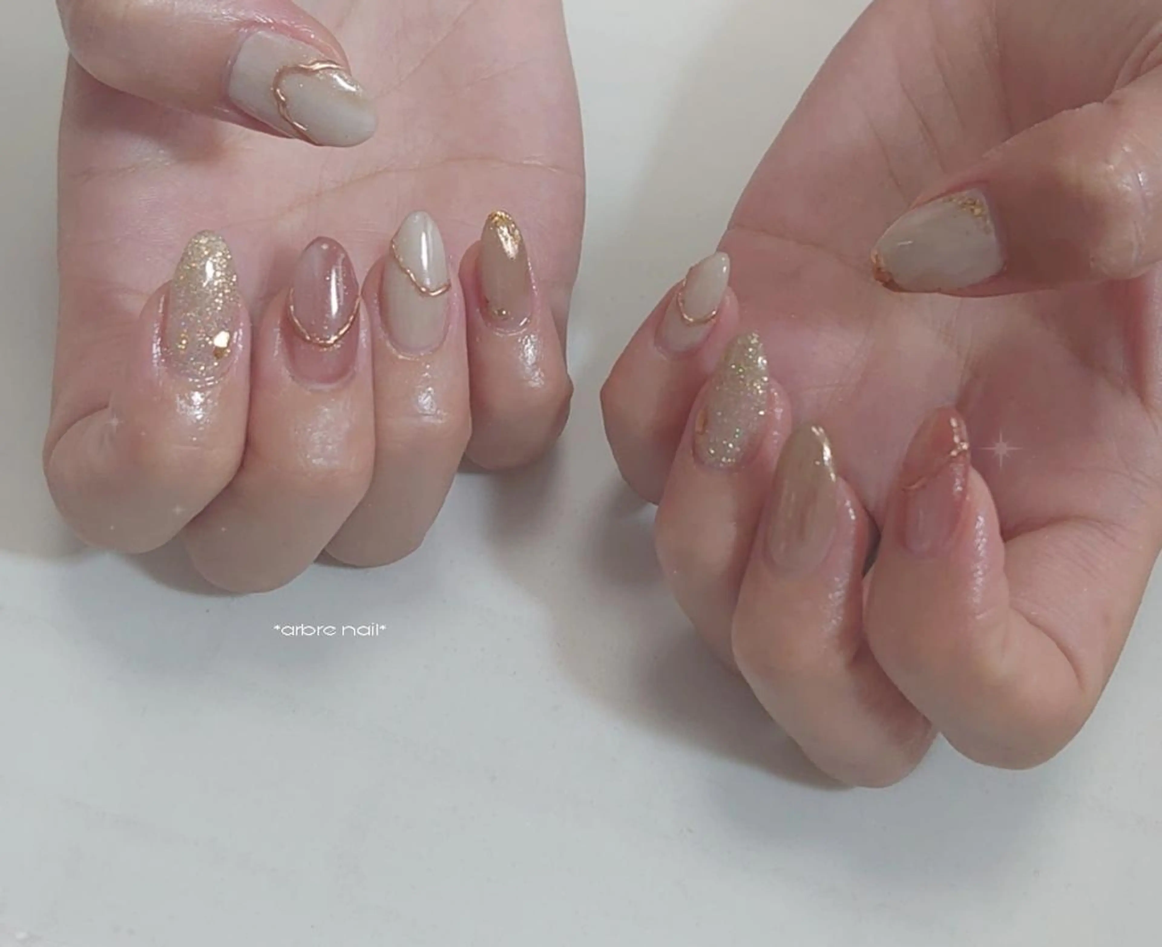 ネイル ＊arbre nail＊.アーブルネイル所属・✯.。 arbre  nail 。✯.のネイルデザイン
