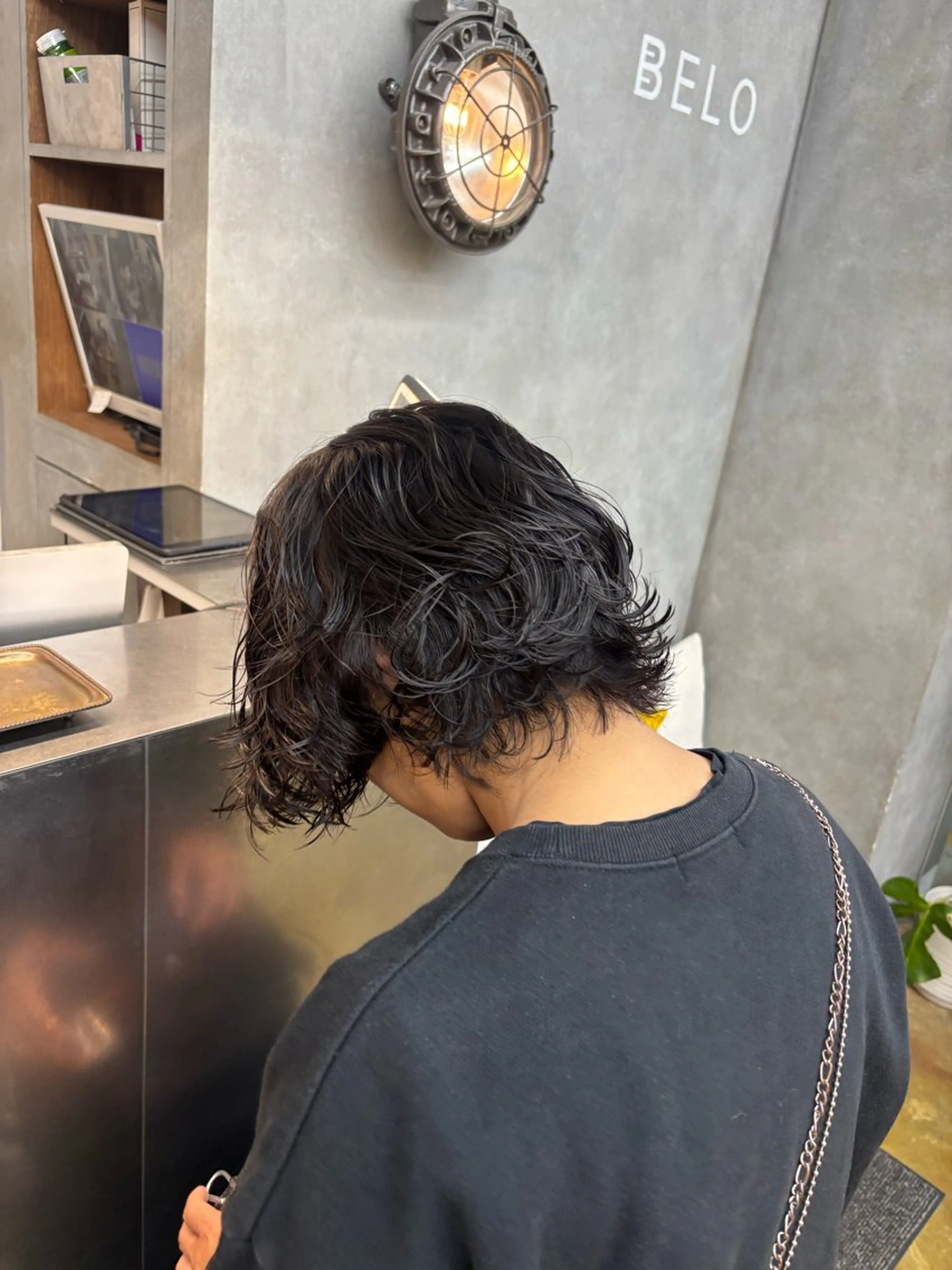 ショート パーマ カット パーマ トレンドパーマ /大阪/福島駅/りなのヘアスタイル