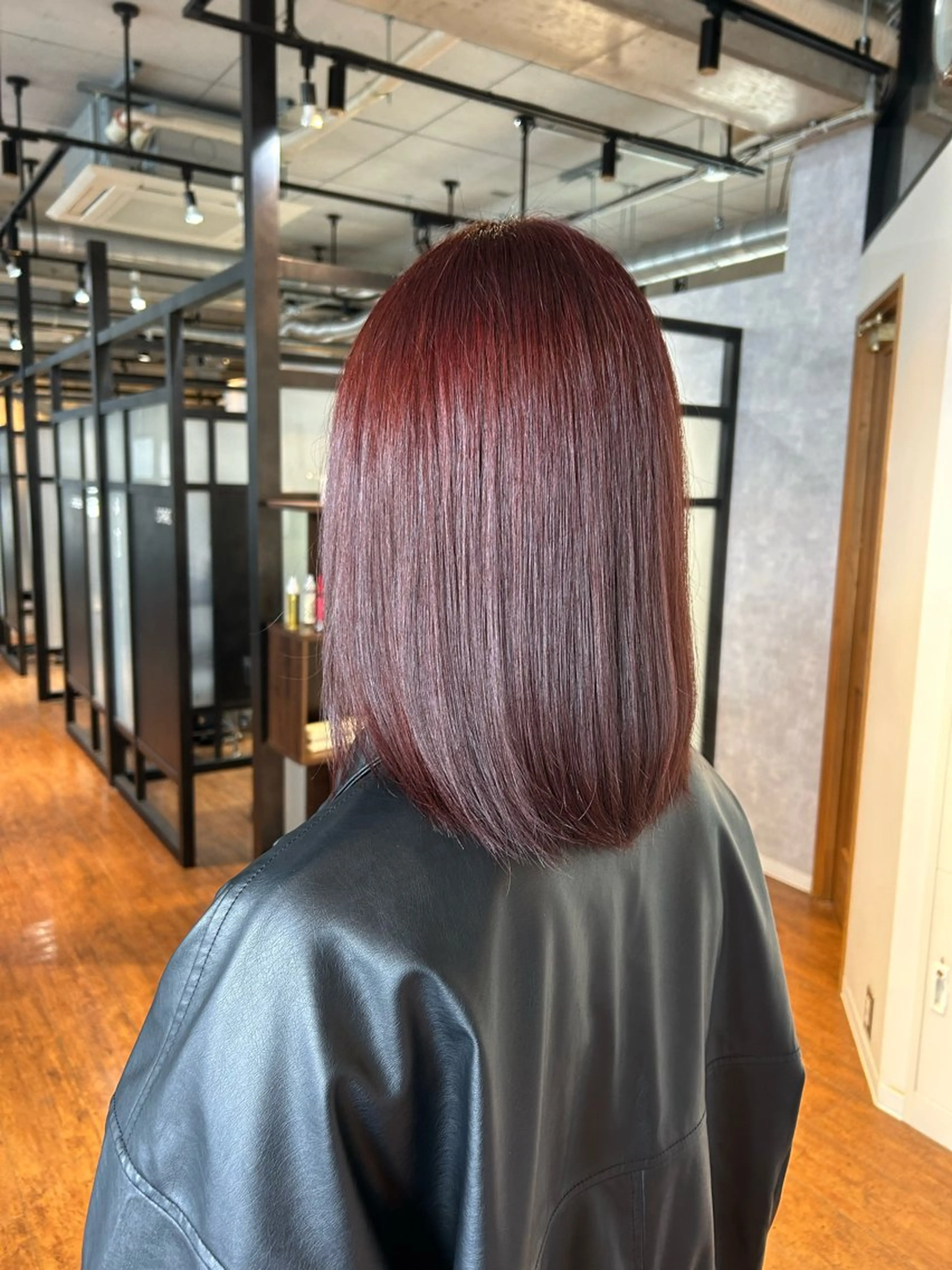 セミロング カラー nodoka /艶カラー🪽のヘアスタイル