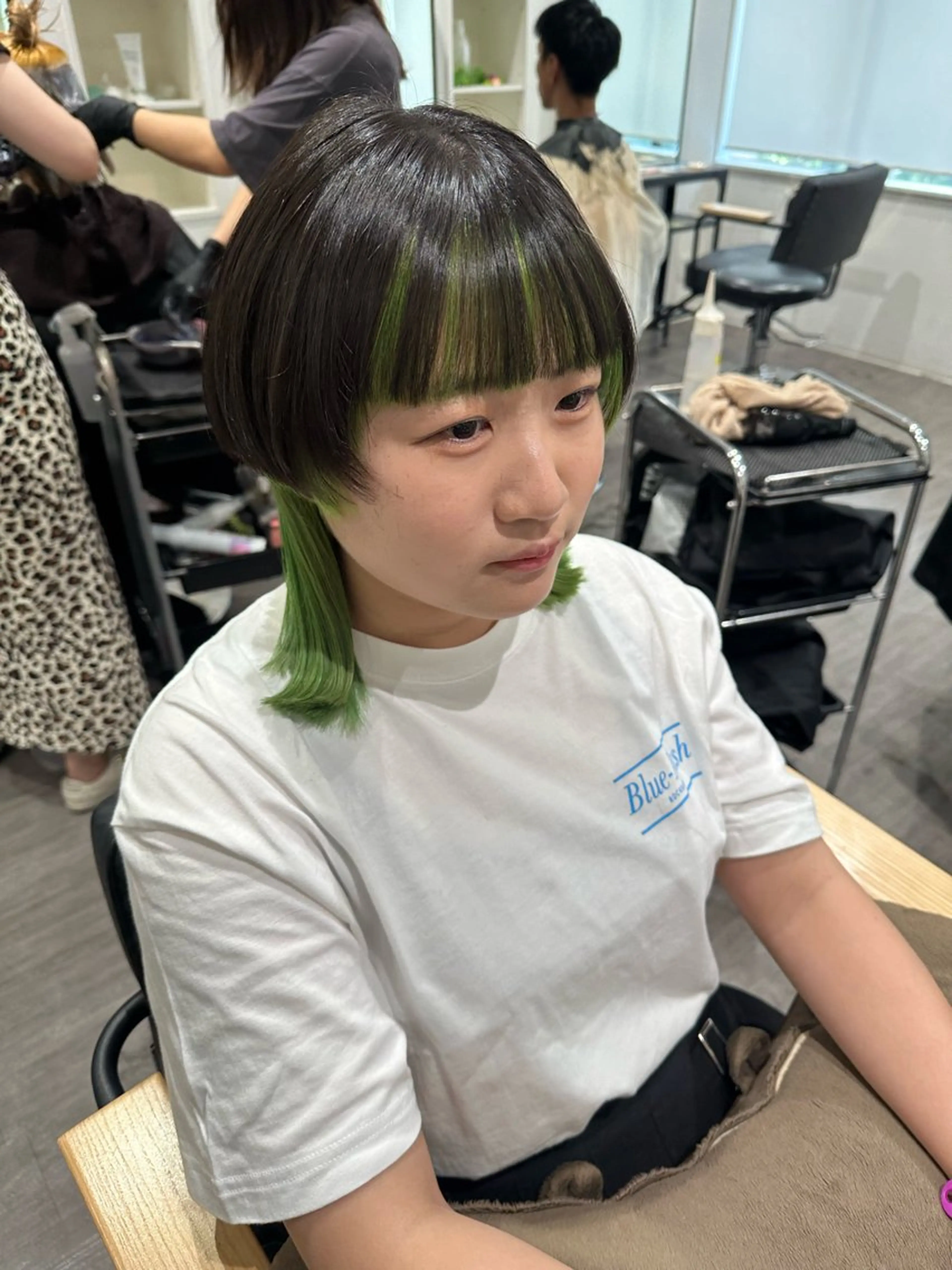 ミディアム カラー 艶髪レイヤー上田 紗也🇰🇷💗のヘアスタイル