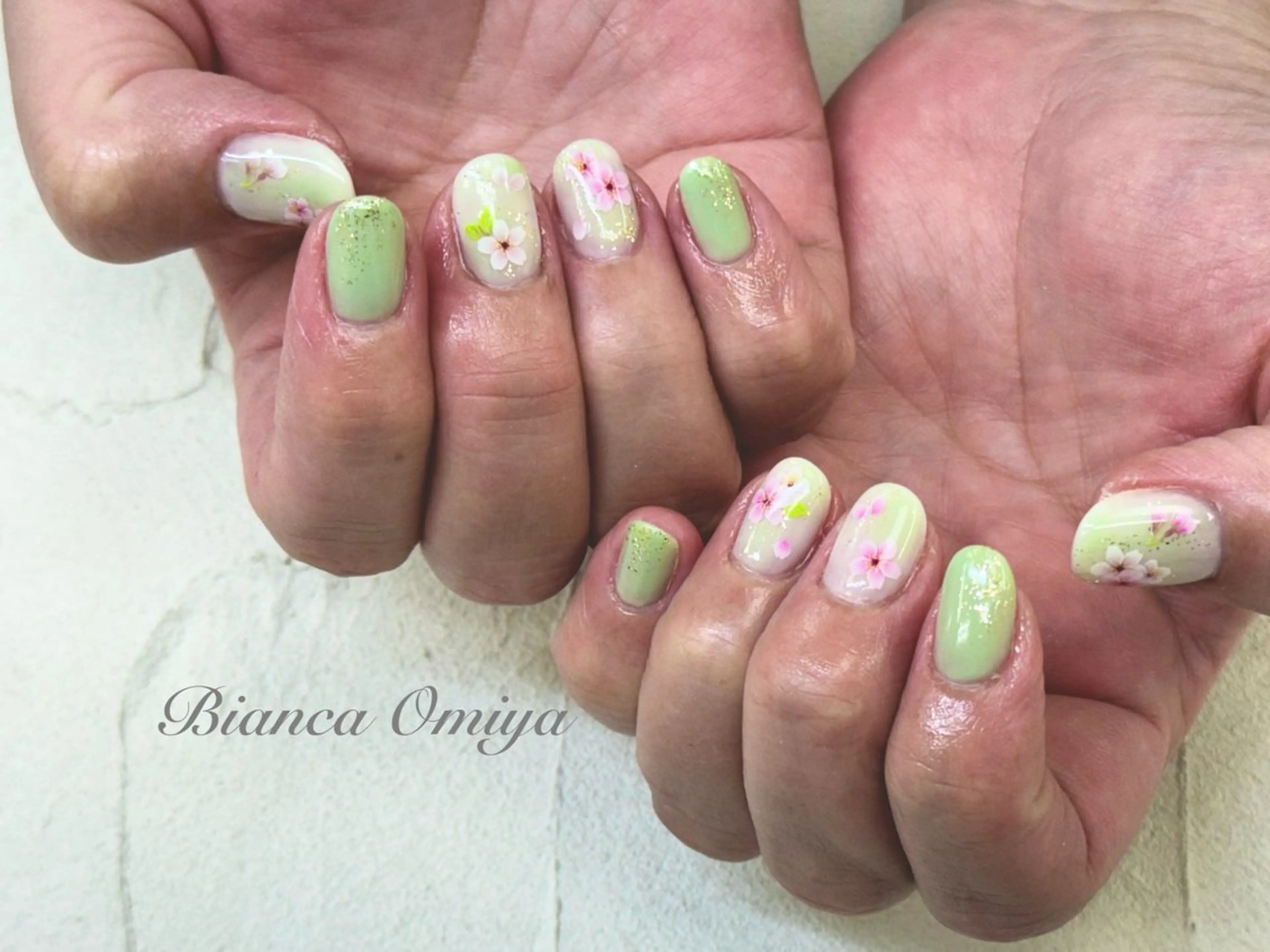 ネイル ハンドネイル ビアンカ大宮ネイル 店長 モリサワのネイルデザイン