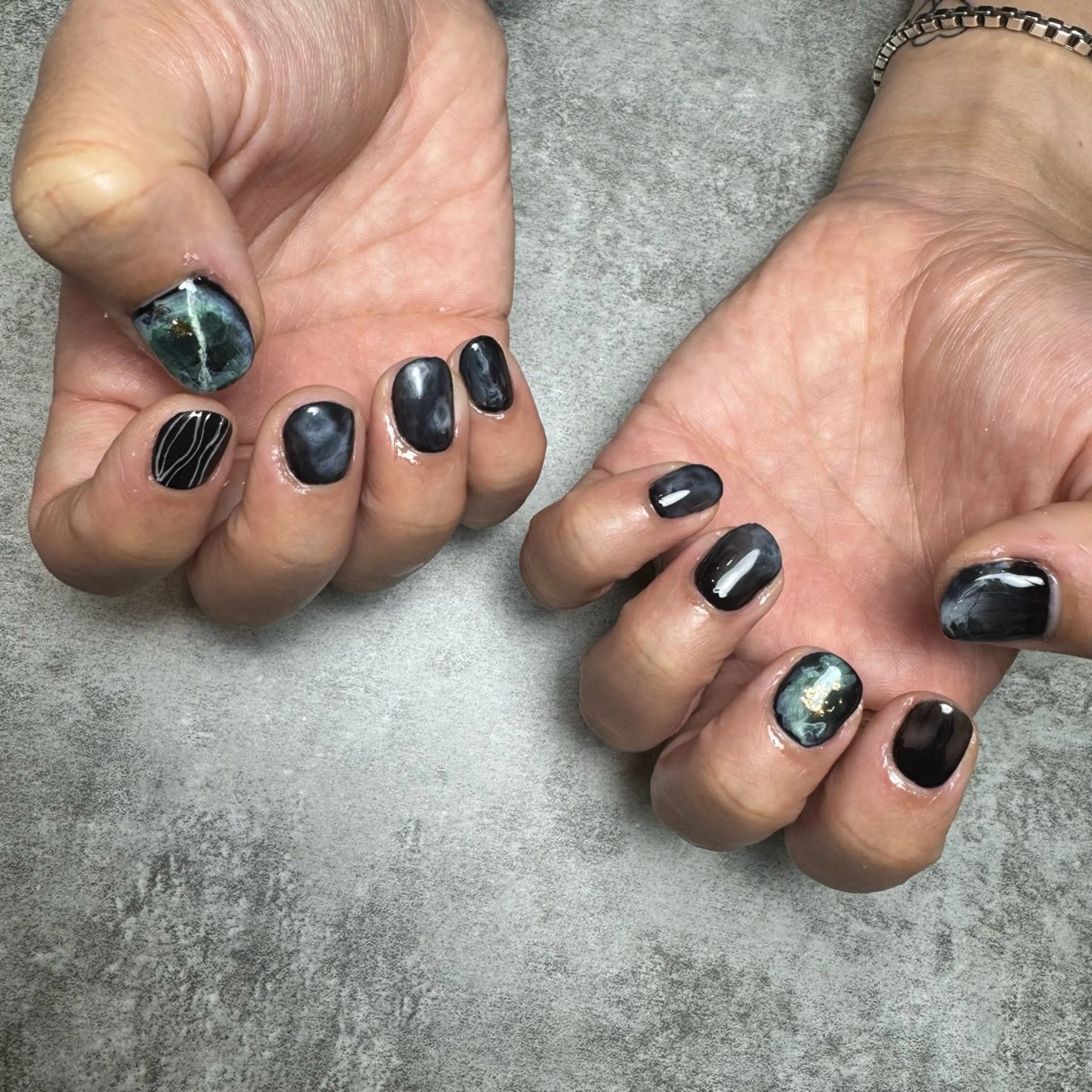 ネイル メンズネイル 持ち込み MATATABI. kumiのネイルデザイン