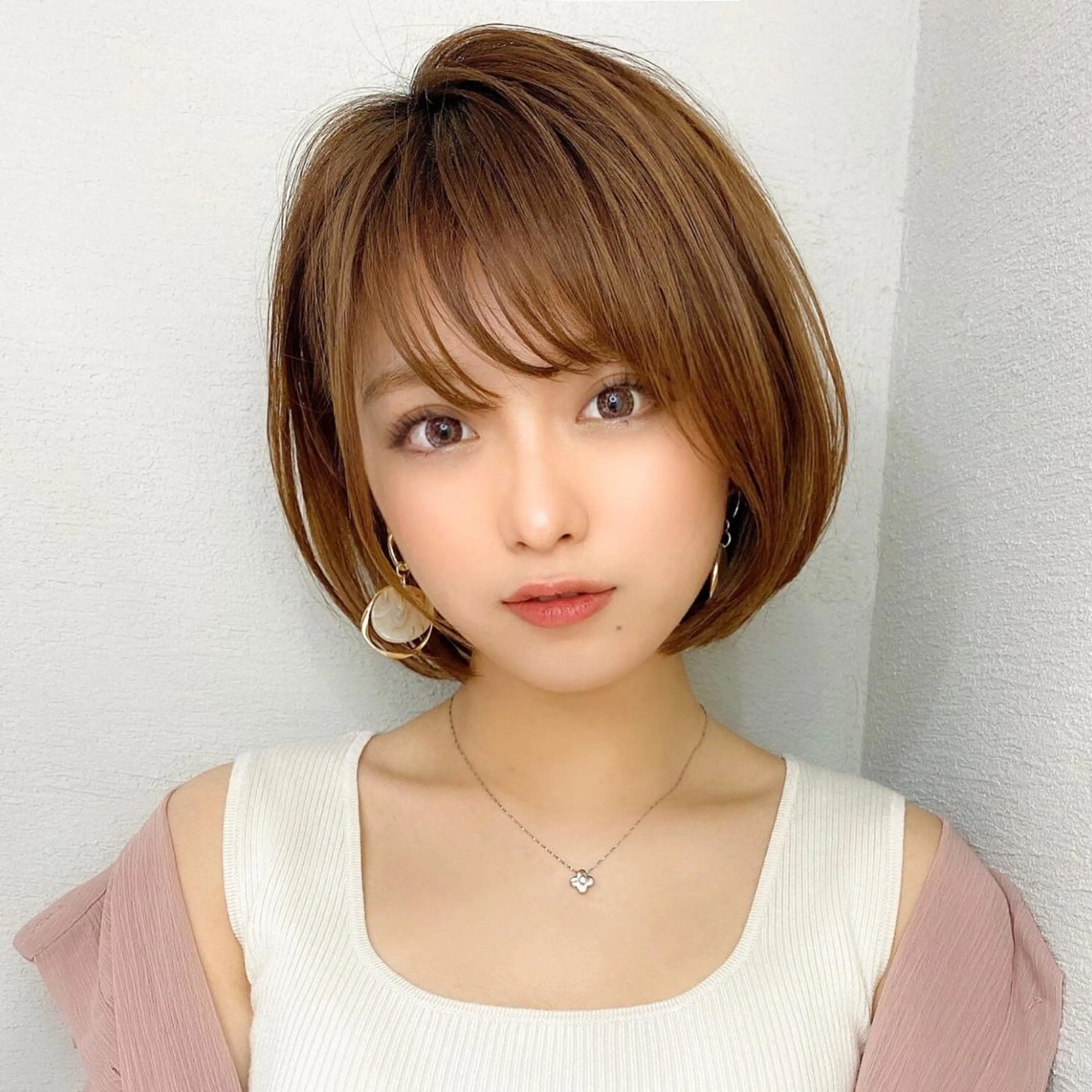 ショート カラー カット ヘアカラー トリートメント ショートの神✨AFL OAT 井上康平のヘアスタイル