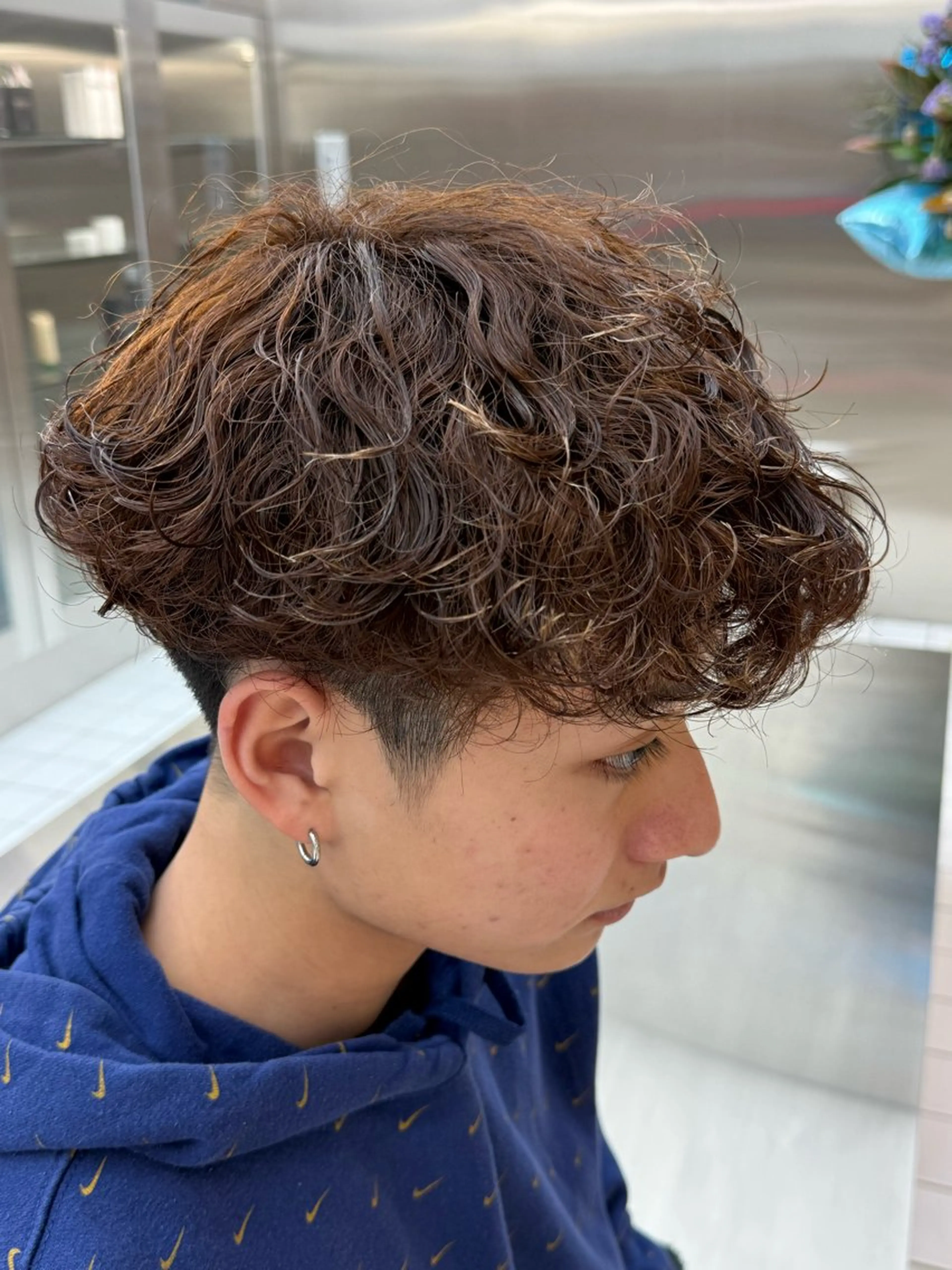 カラー パーマ メンズ カット パーマ トリートメント 【fifth】渡部 永遠のヘアスタイル