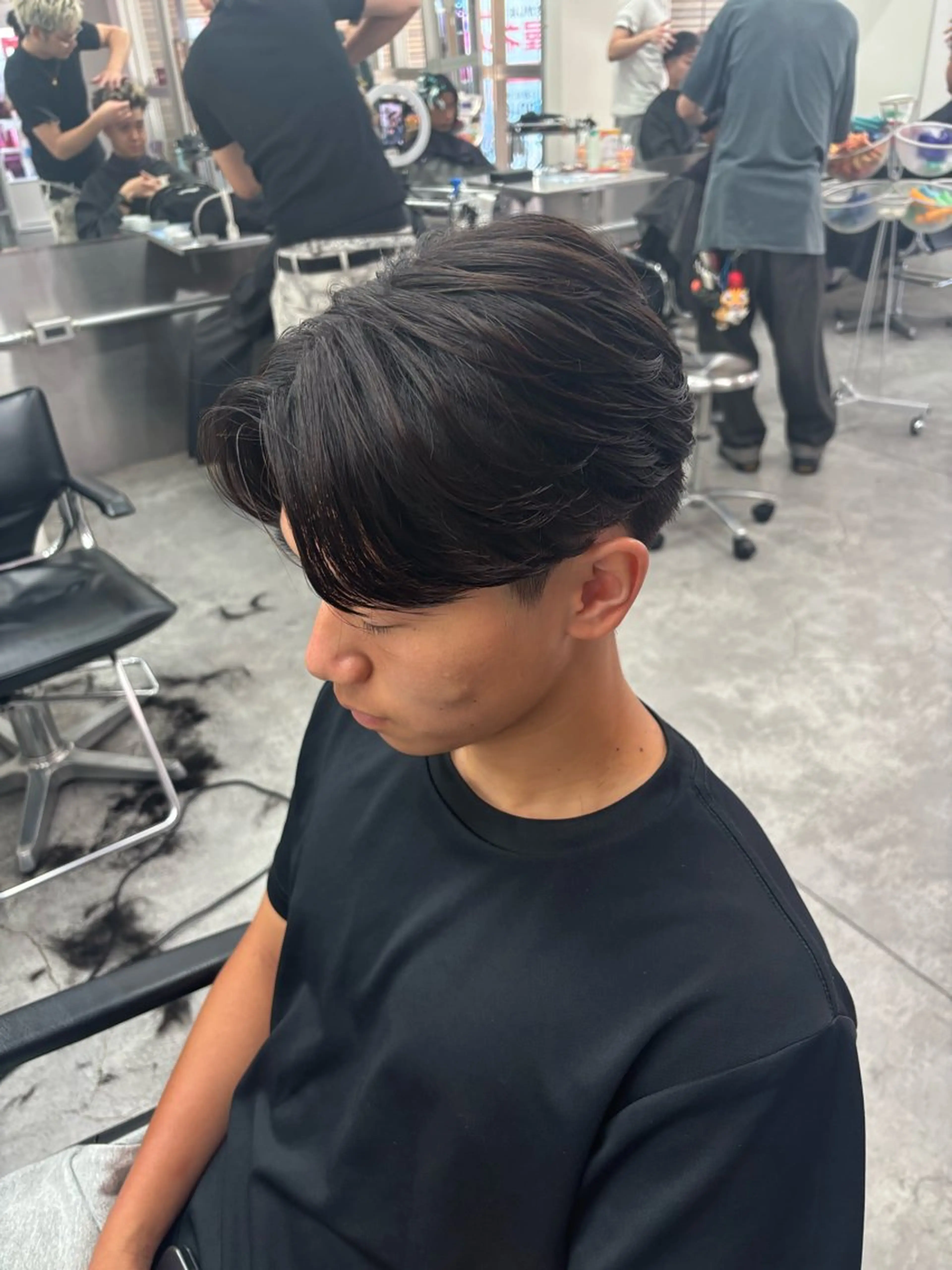 パーマ メンズ カット パーマ メンズ特化✨️ 韓国風パーマ🔥一八のヘアスタイル