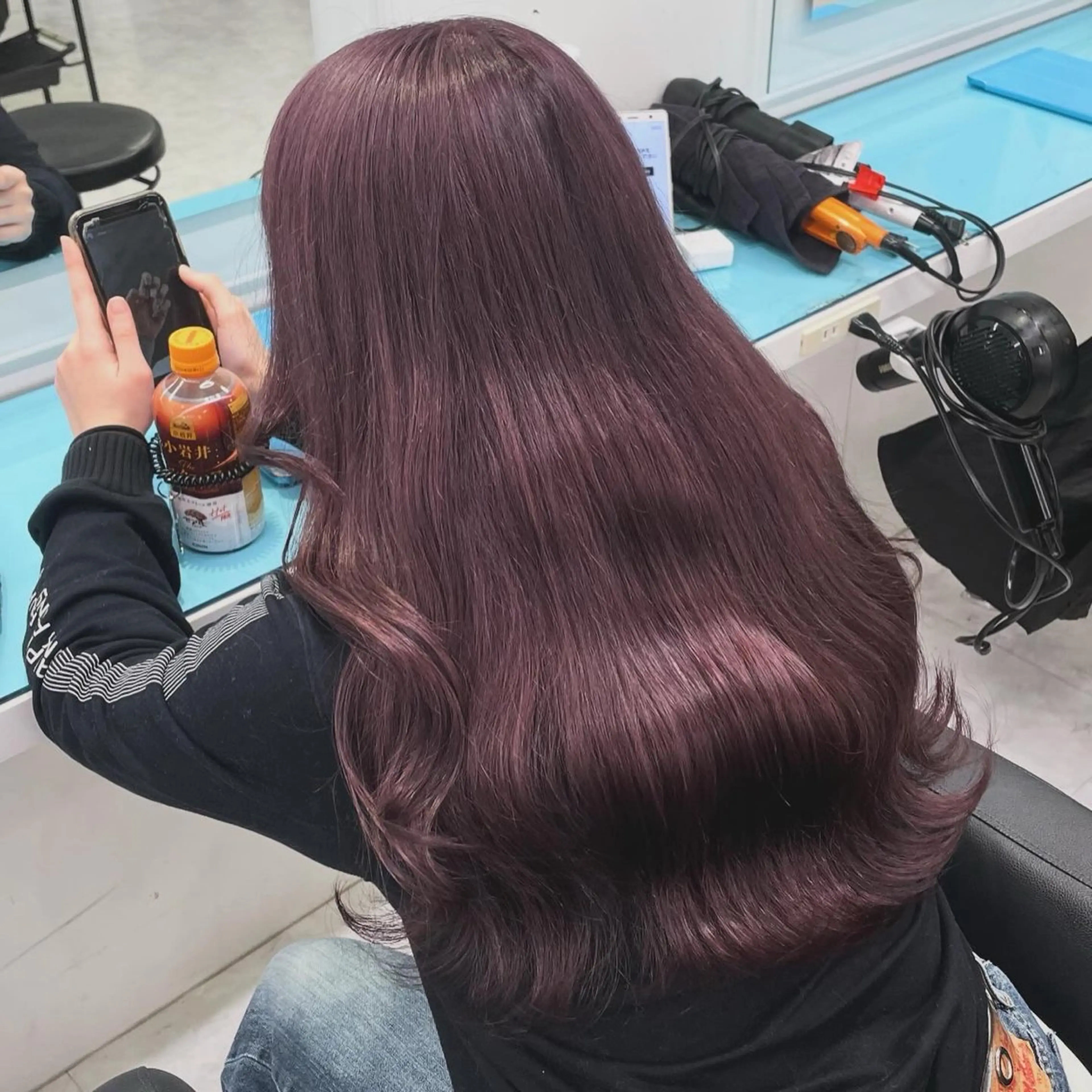 ロング カラー ダメージレスハイ トーン💖kanonのヘアスタイル