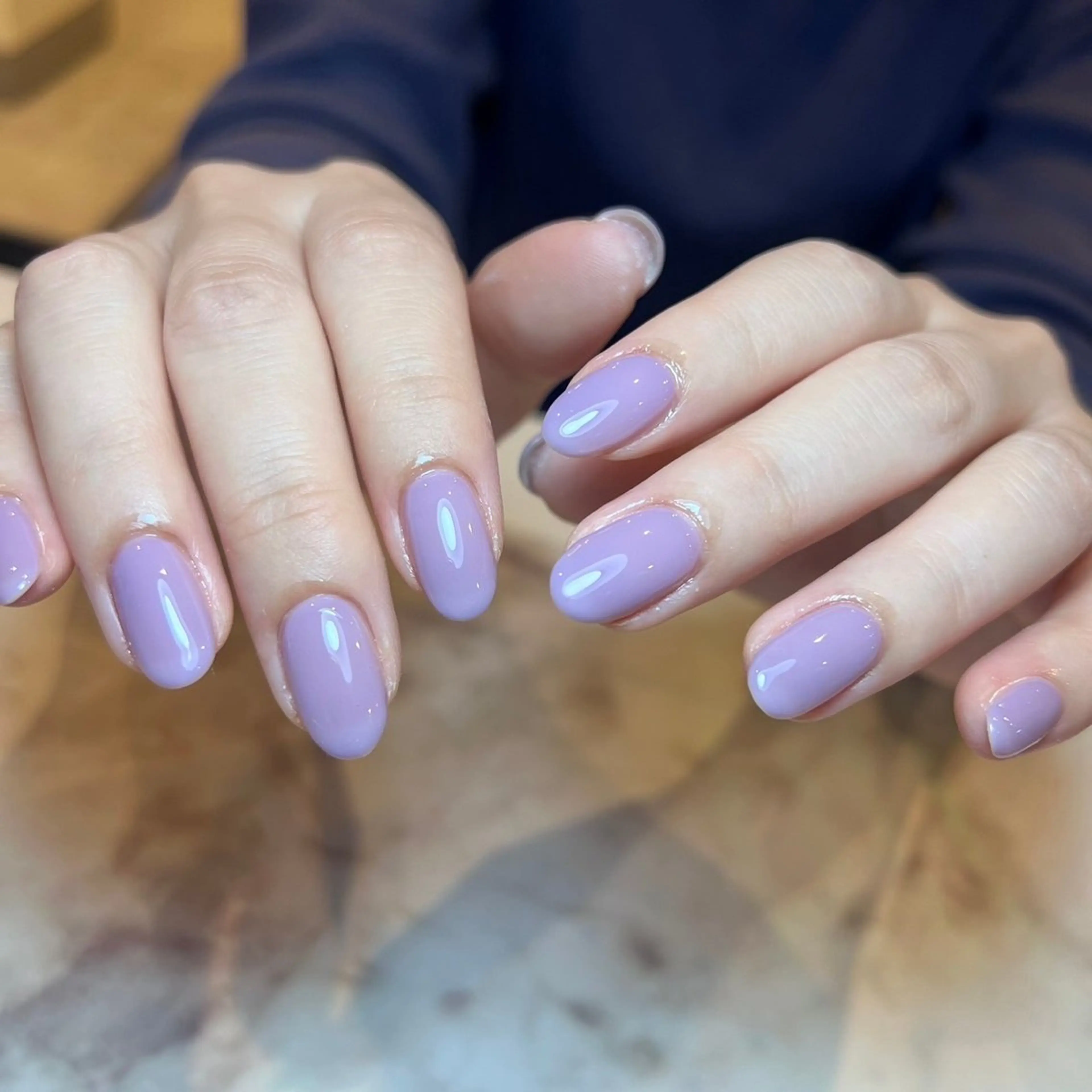 【ハンド】ワンカラー/ラメグラ（オフなし）の写真