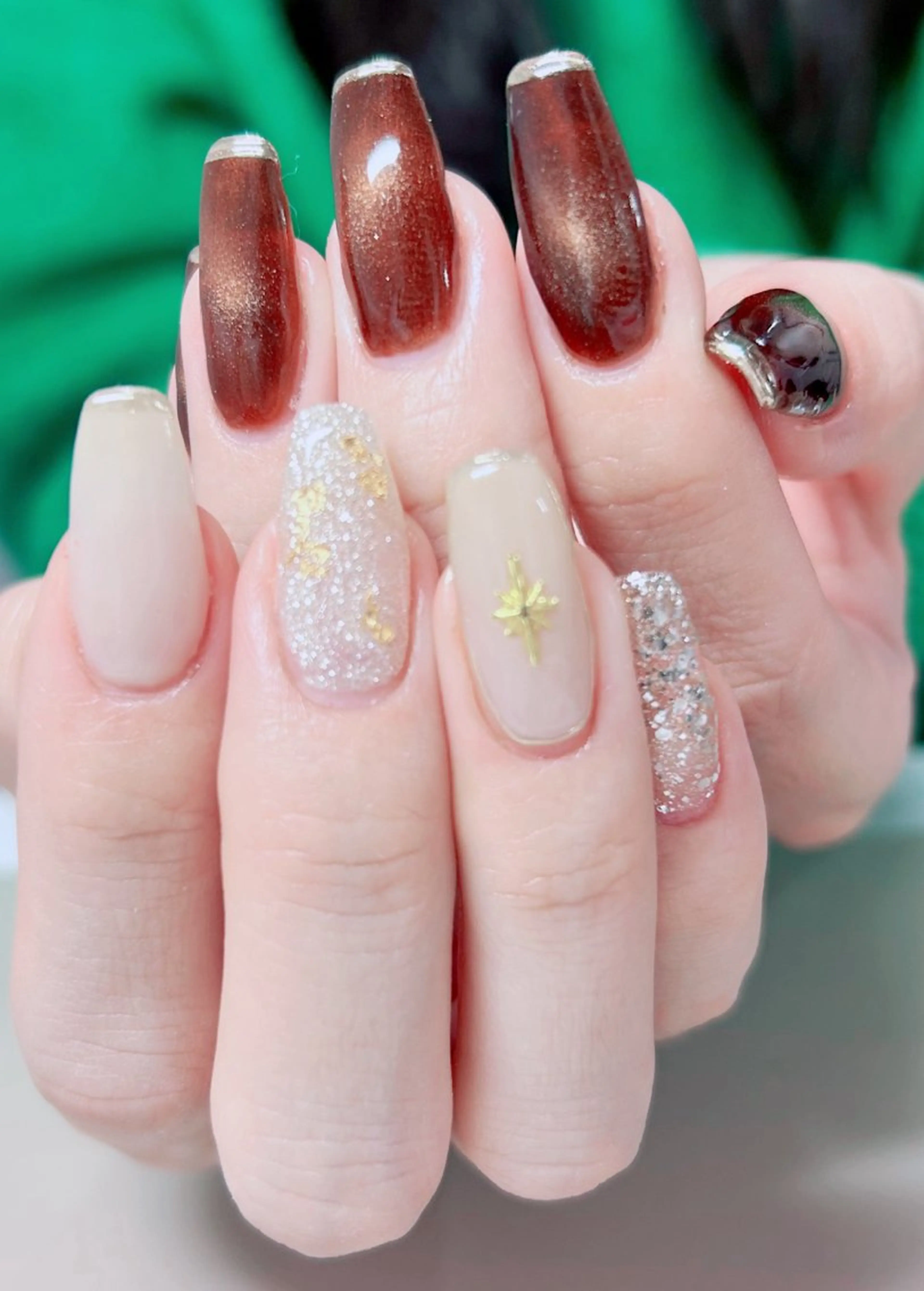 ネイル マグネットネイル Rairia nail所属・Rairianail 室橋舞のネイルデザイン