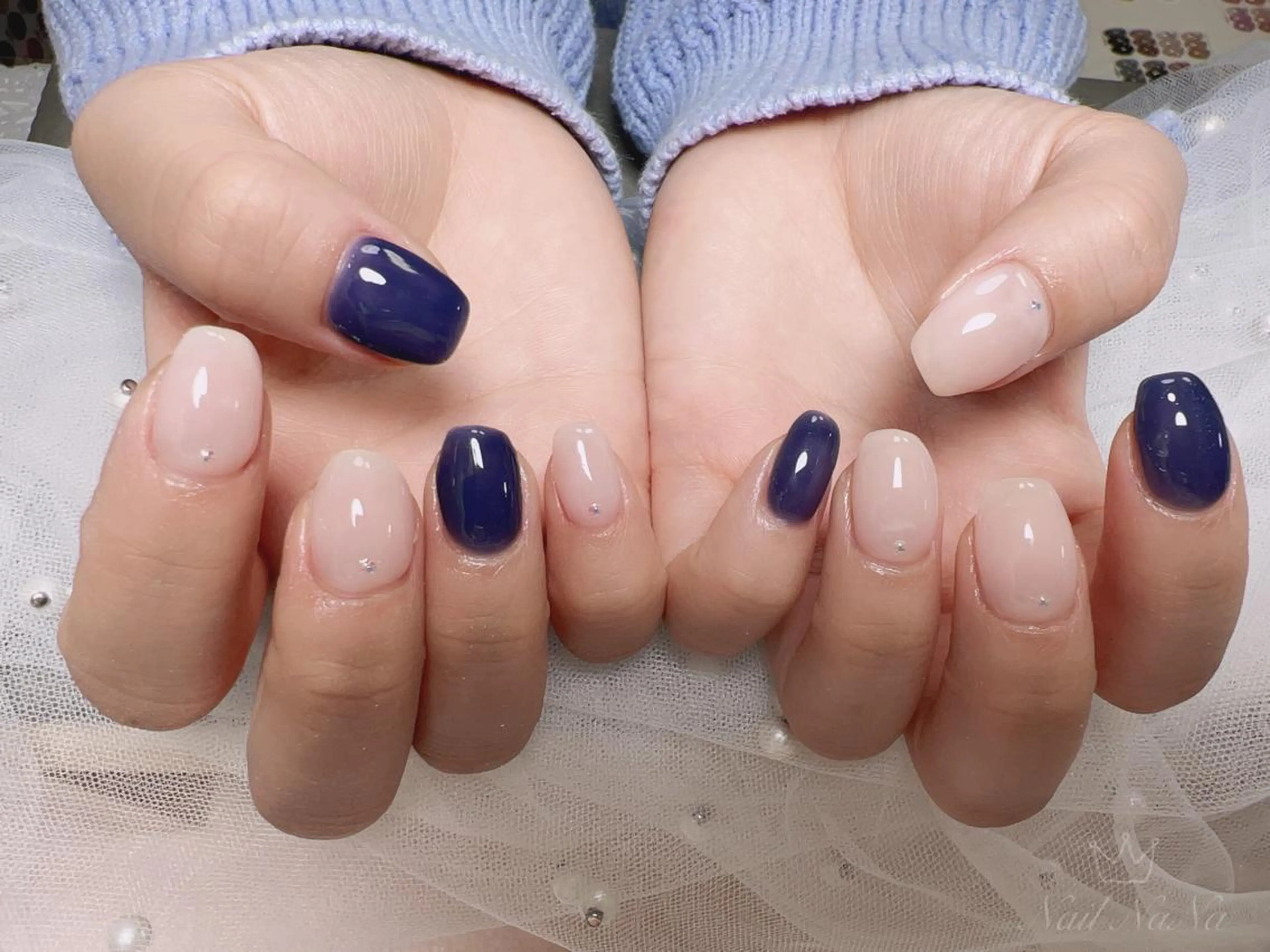 ショート カラー ネイル ハンドネイル Nail NaNaのネイルデザイン