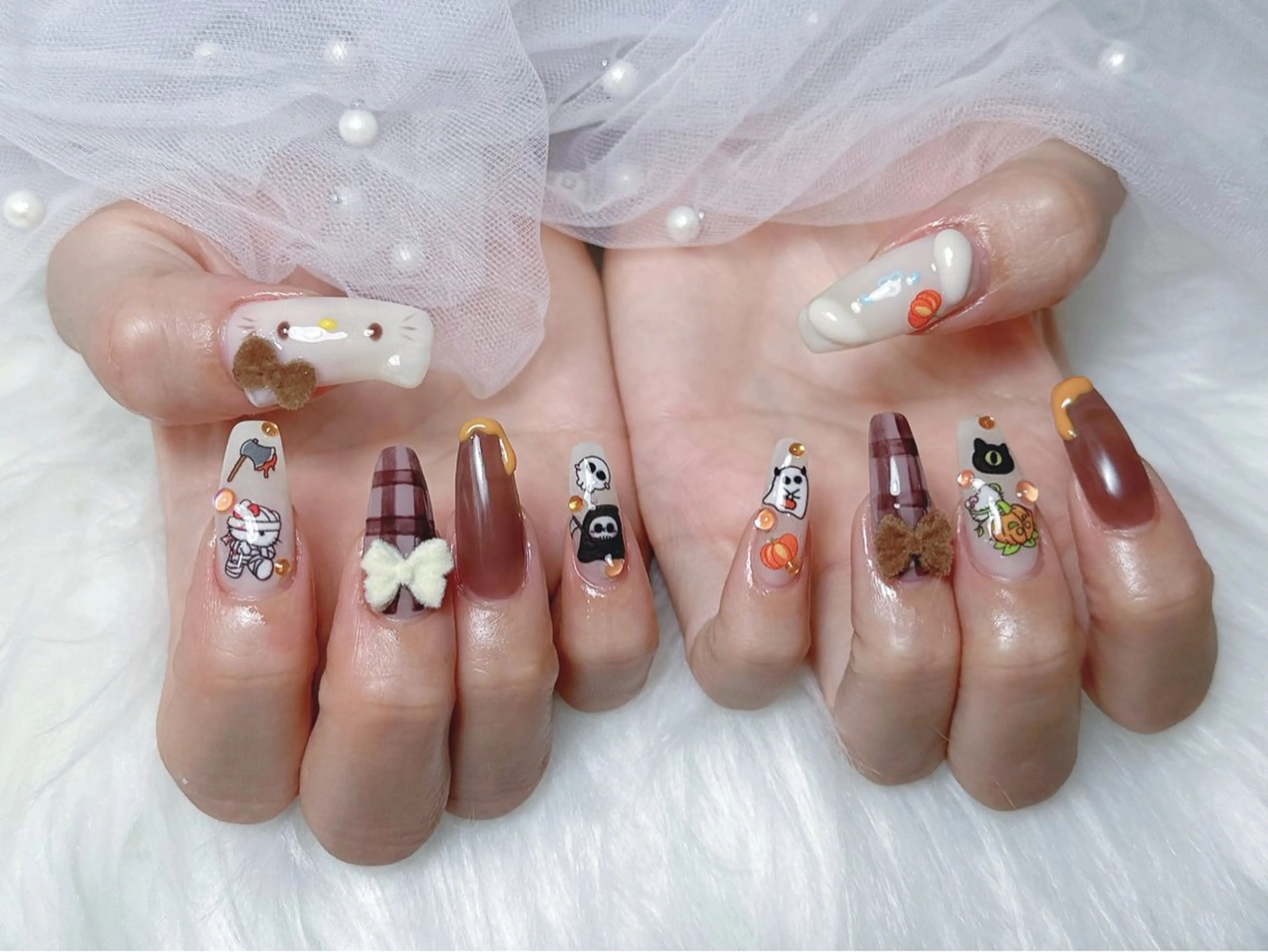 ネイル ハンドネイル 【Eclat ｴｸﾗ】nail＆beauty所属・Eclat〔ｴｸﾗ〕 MOEKA𝜗𝜚*のネイルデザイン