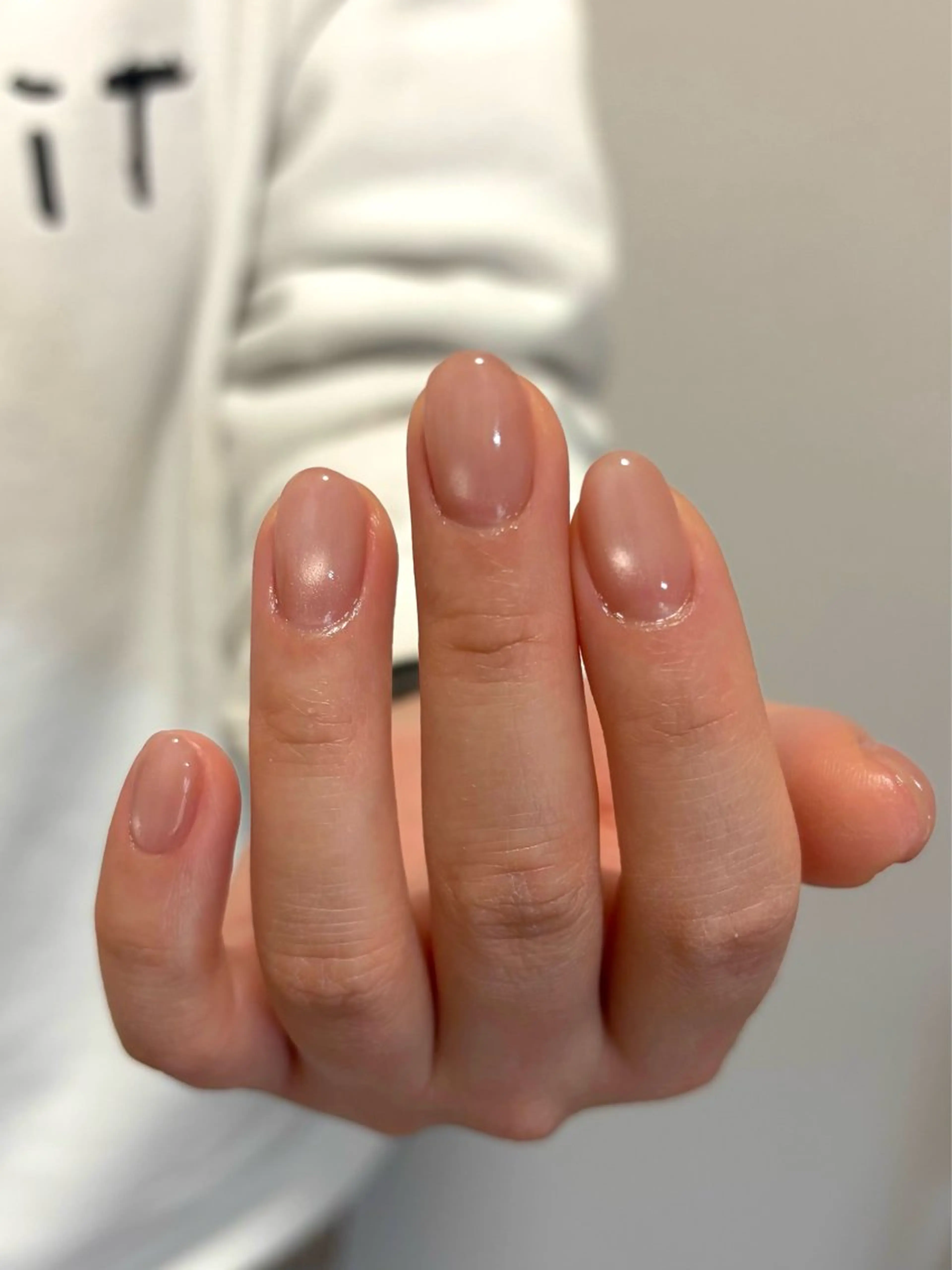 ネイル オフィスネイル ワンカラーネイル ピンク ハンドネイル rena nailのネイルデザイン