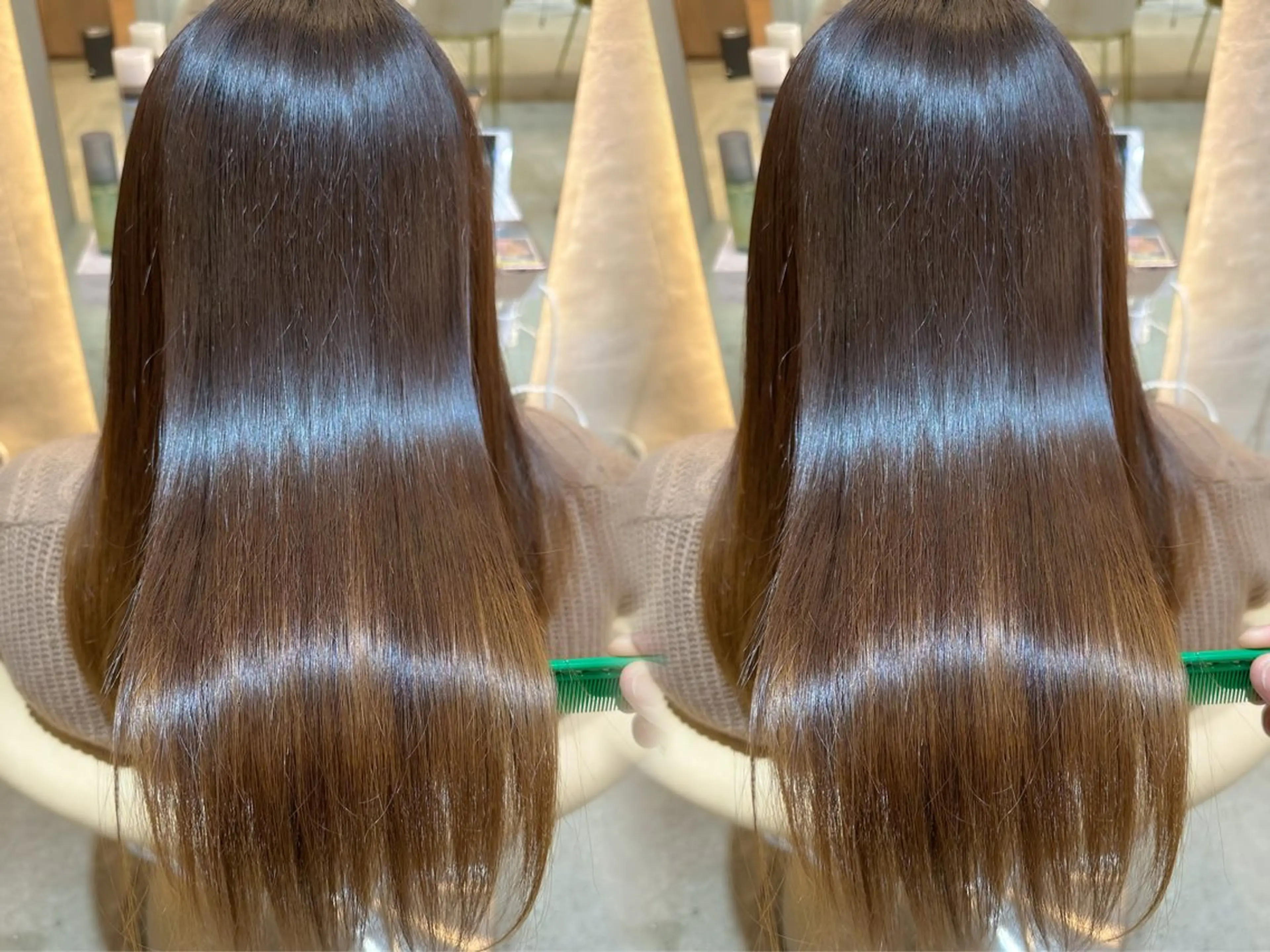 【❣️くせ毛さん必見❣️】くせ毛や膨らみでお悩みの方に☺️地毛風縮毛矯正＋似合わせカット＋スチームトリートメント⚜️の写真