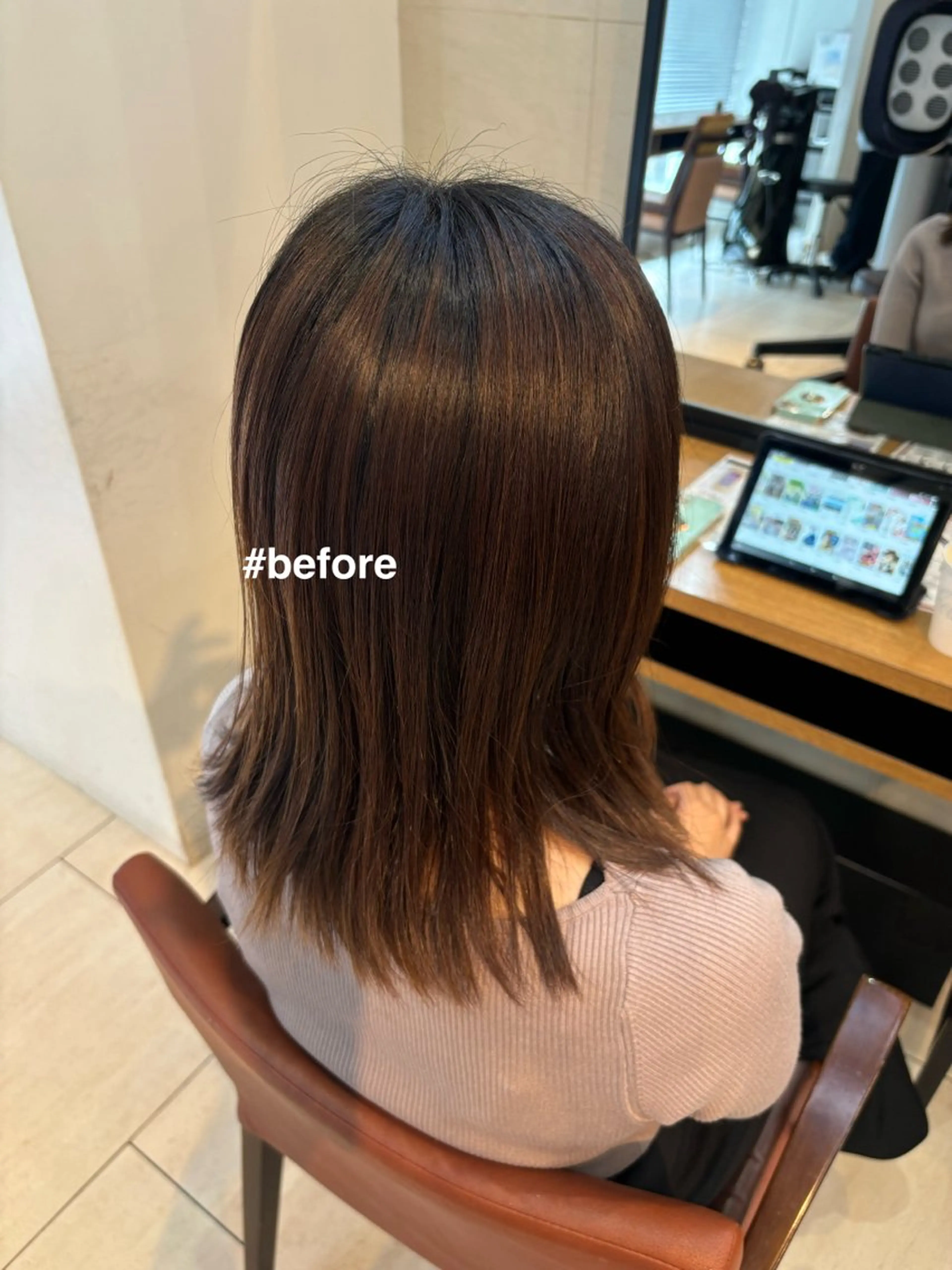 カラー ボブ/ミディアム 親しみやすさ/さくらのヘアスタイル