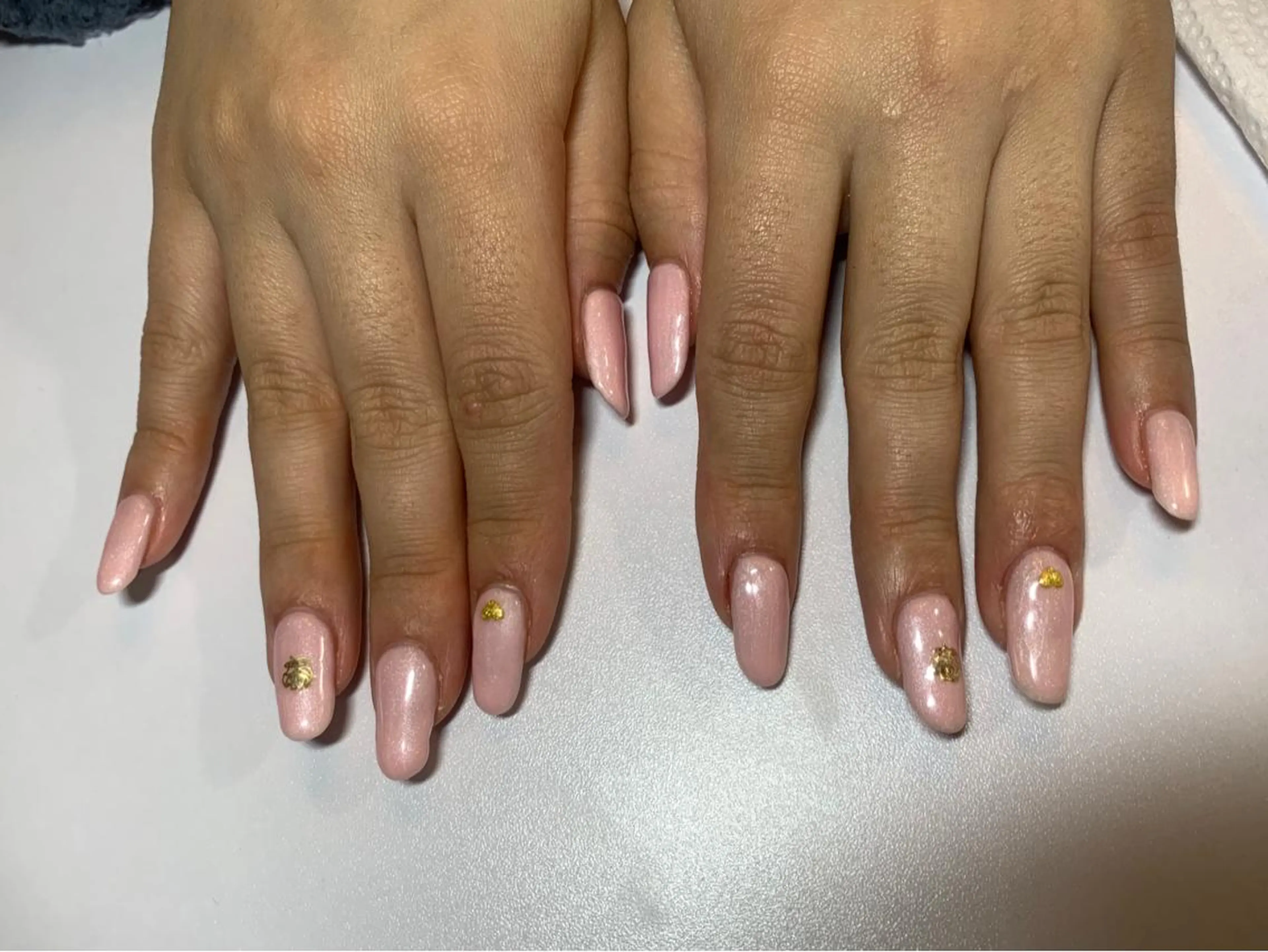 ネイル ワンカラーネイル ピンク 松山 美由紀のネイルデザイン