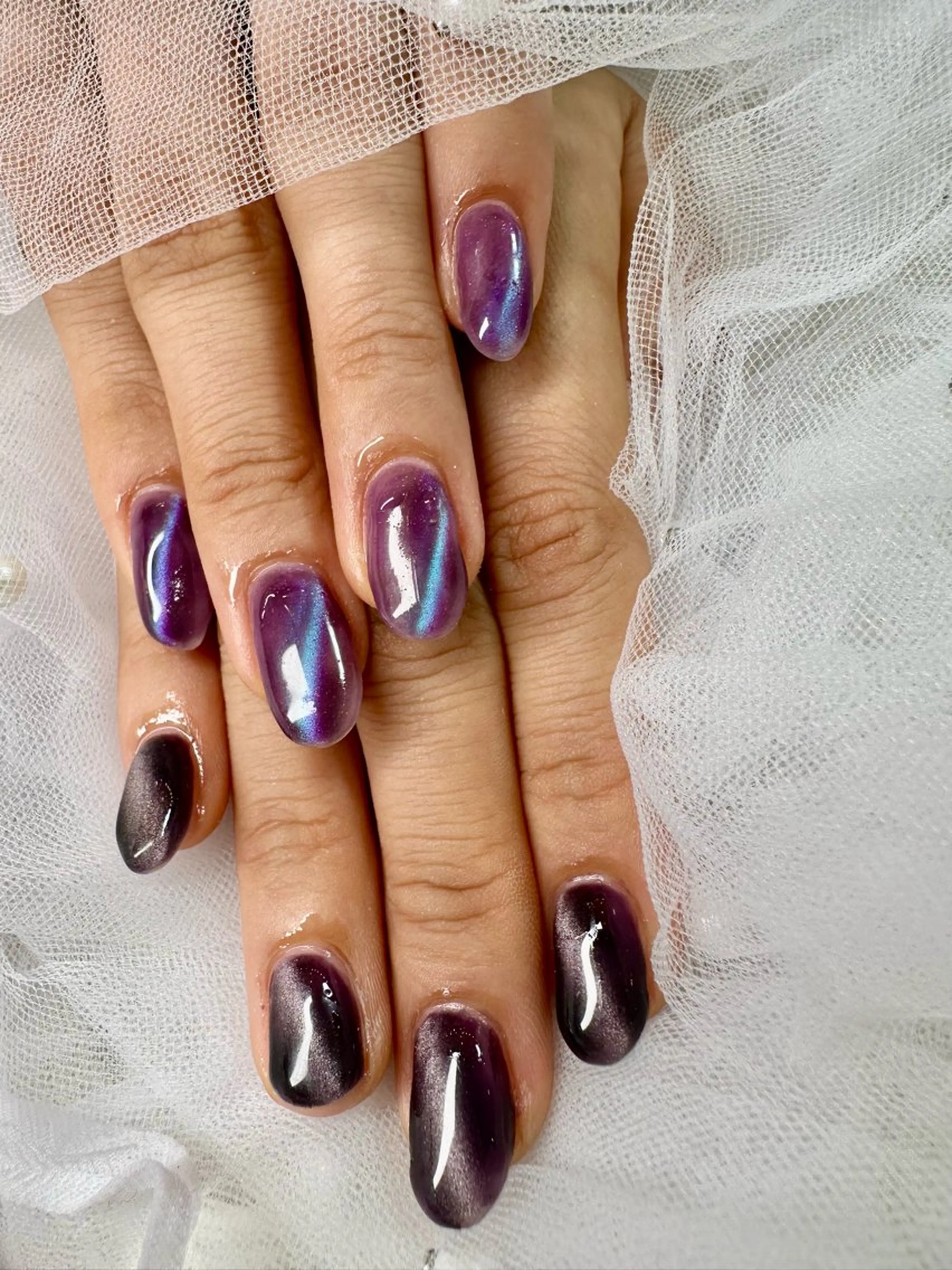 ネイル マグネットネイル nails alien Cのネイルデザイン