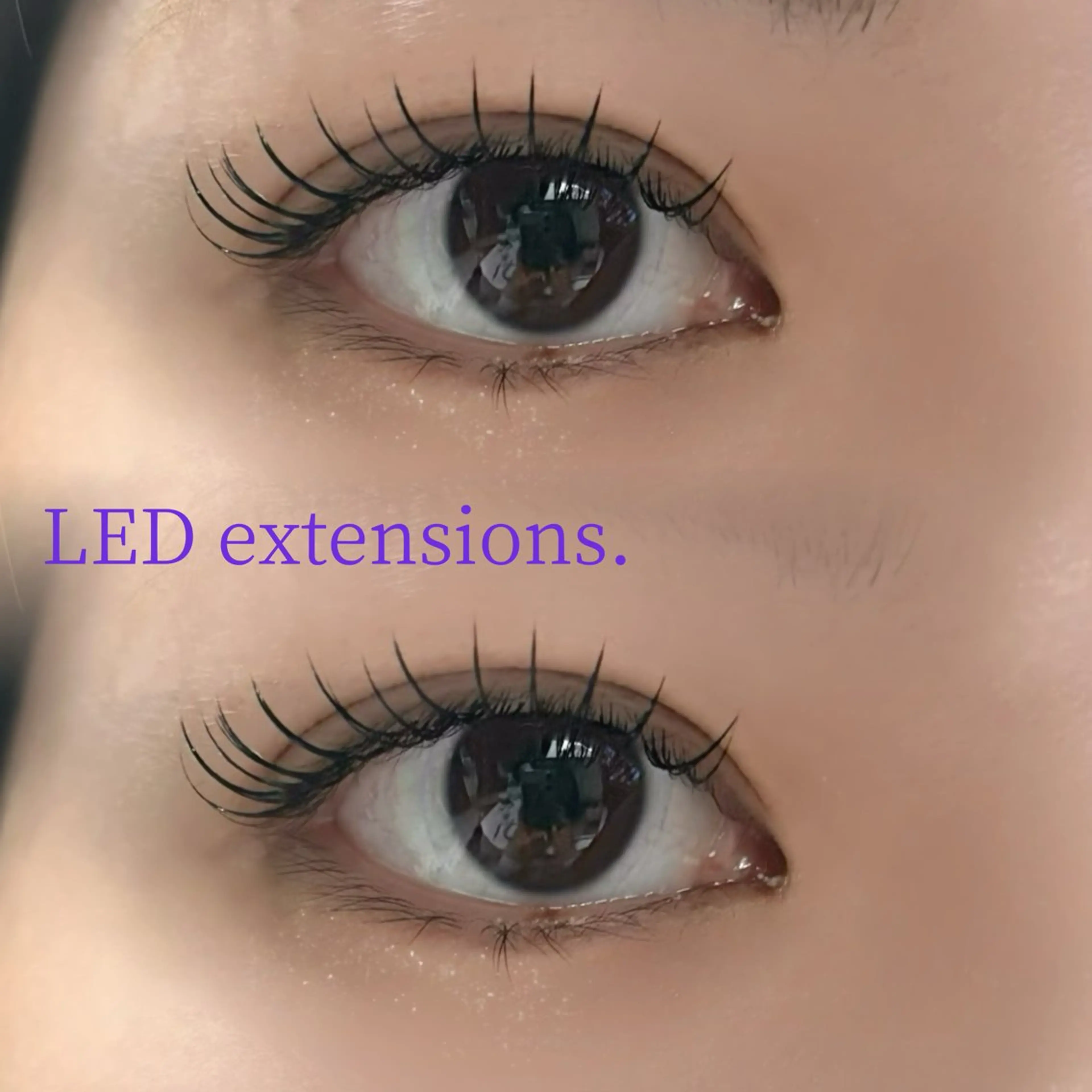 🌸4月限定価格🌸LEDエクステ　​〜​120本まで（他店オフ無料＋アイシャンプー🫧お仕上げコーティング無料)の写真