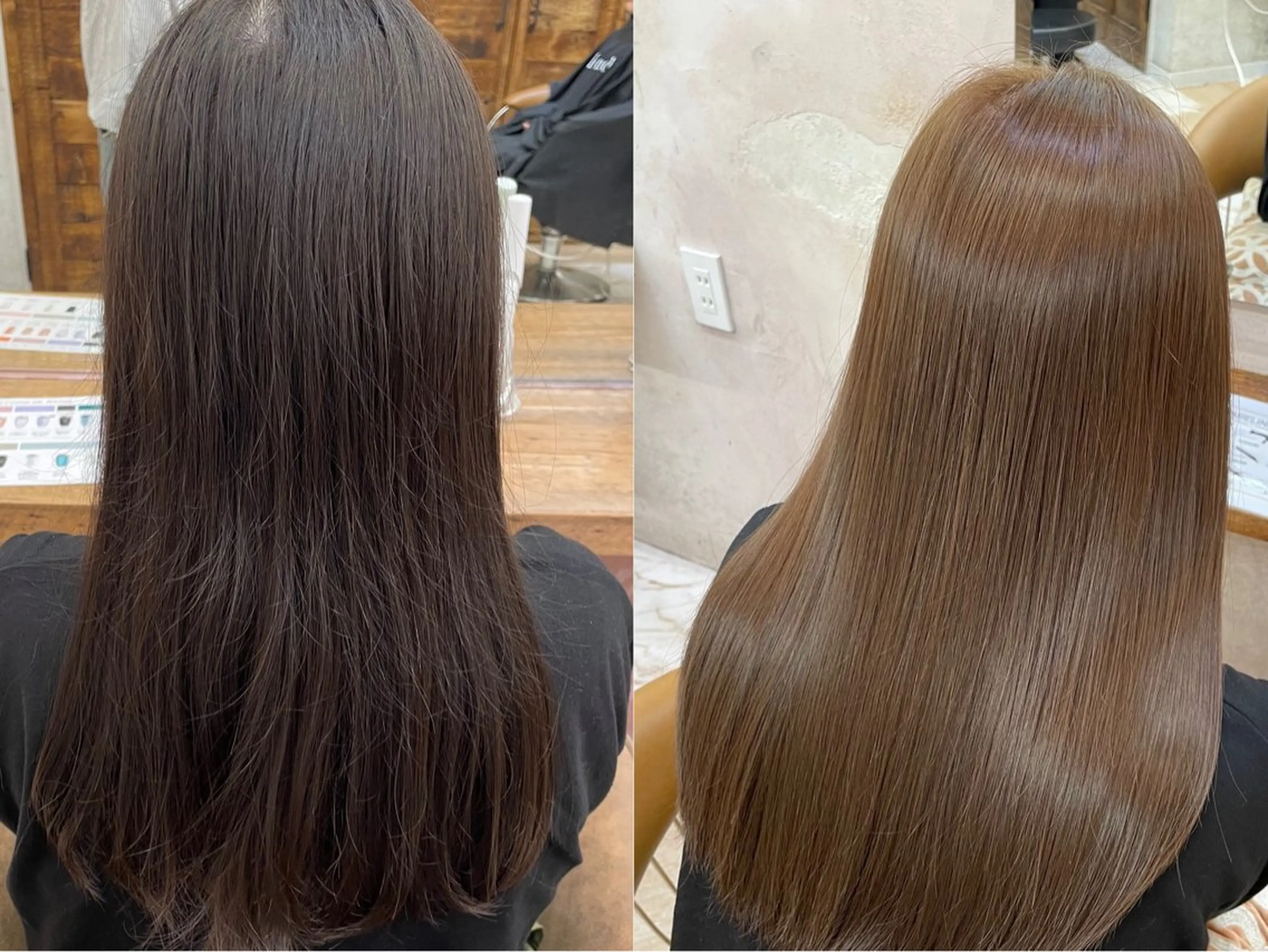 ロング ヘアカラー トリートメント 縮毛矯正/艶カラー 笠原康平のヘアスタイル