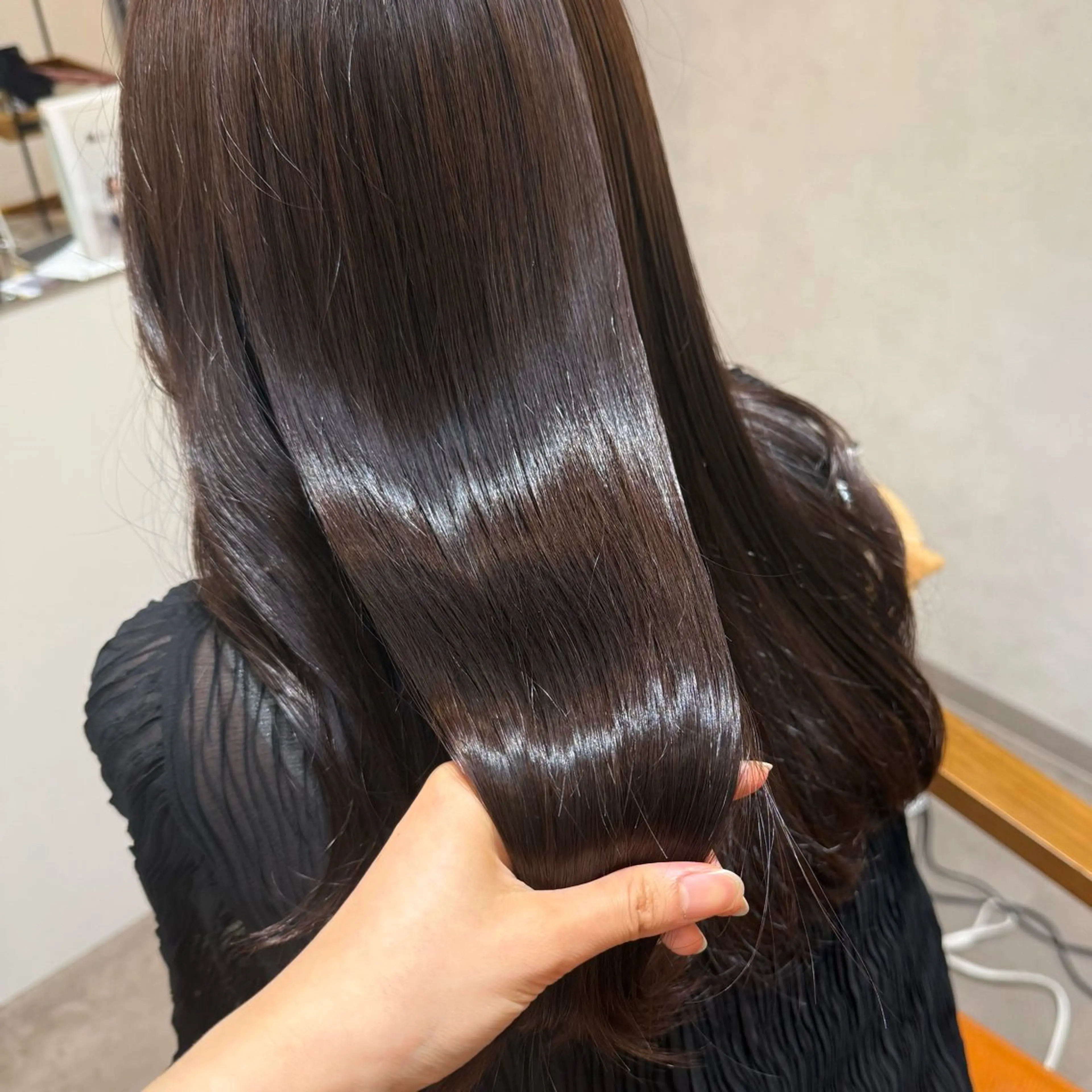 セミロング カラー グレージュ カット ヘアカラー トリートメント Lita./ 大賀ひかり🧁🫧のヘアスタイル
