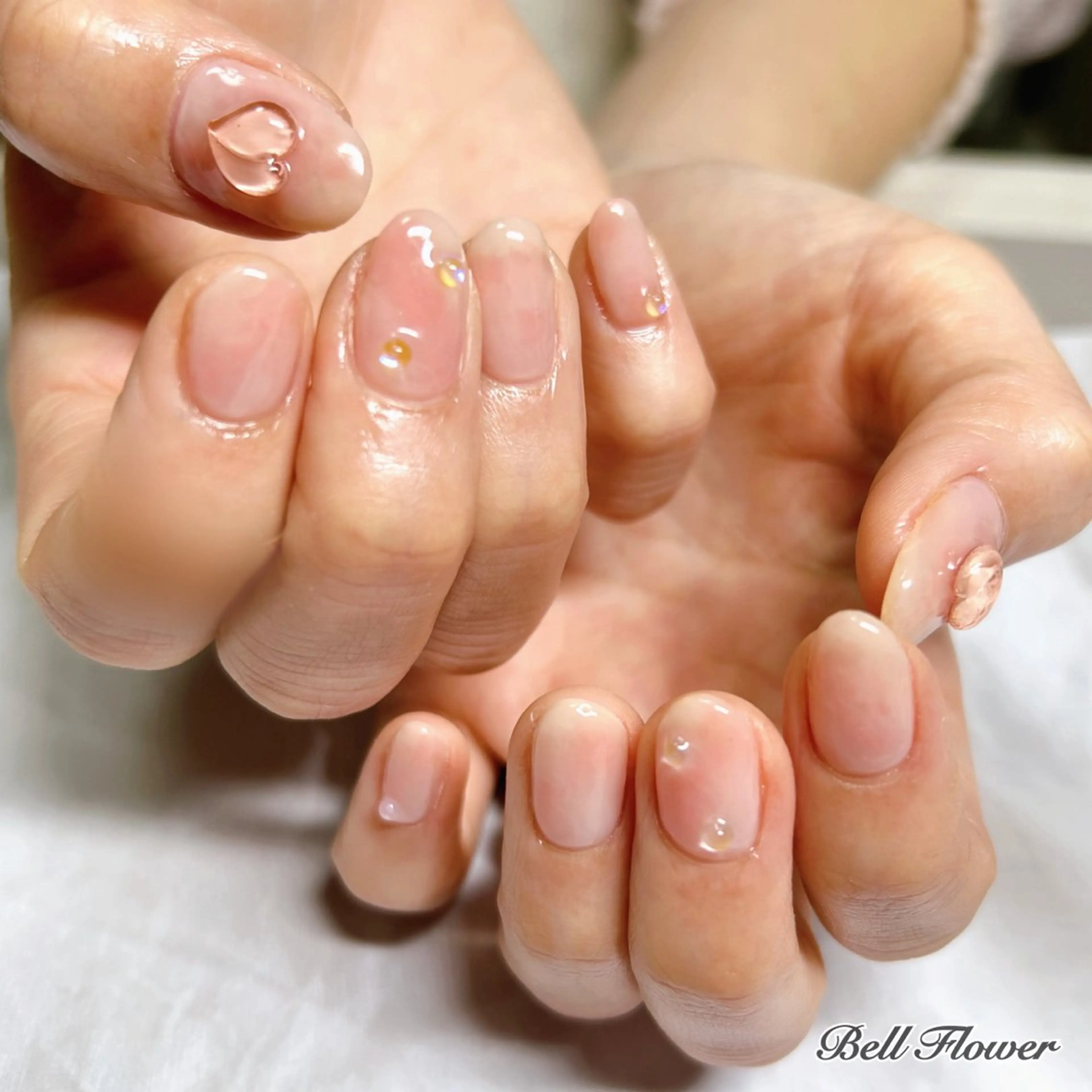 ネイル ハンドネイル Bell Flowerのネイルデザイン