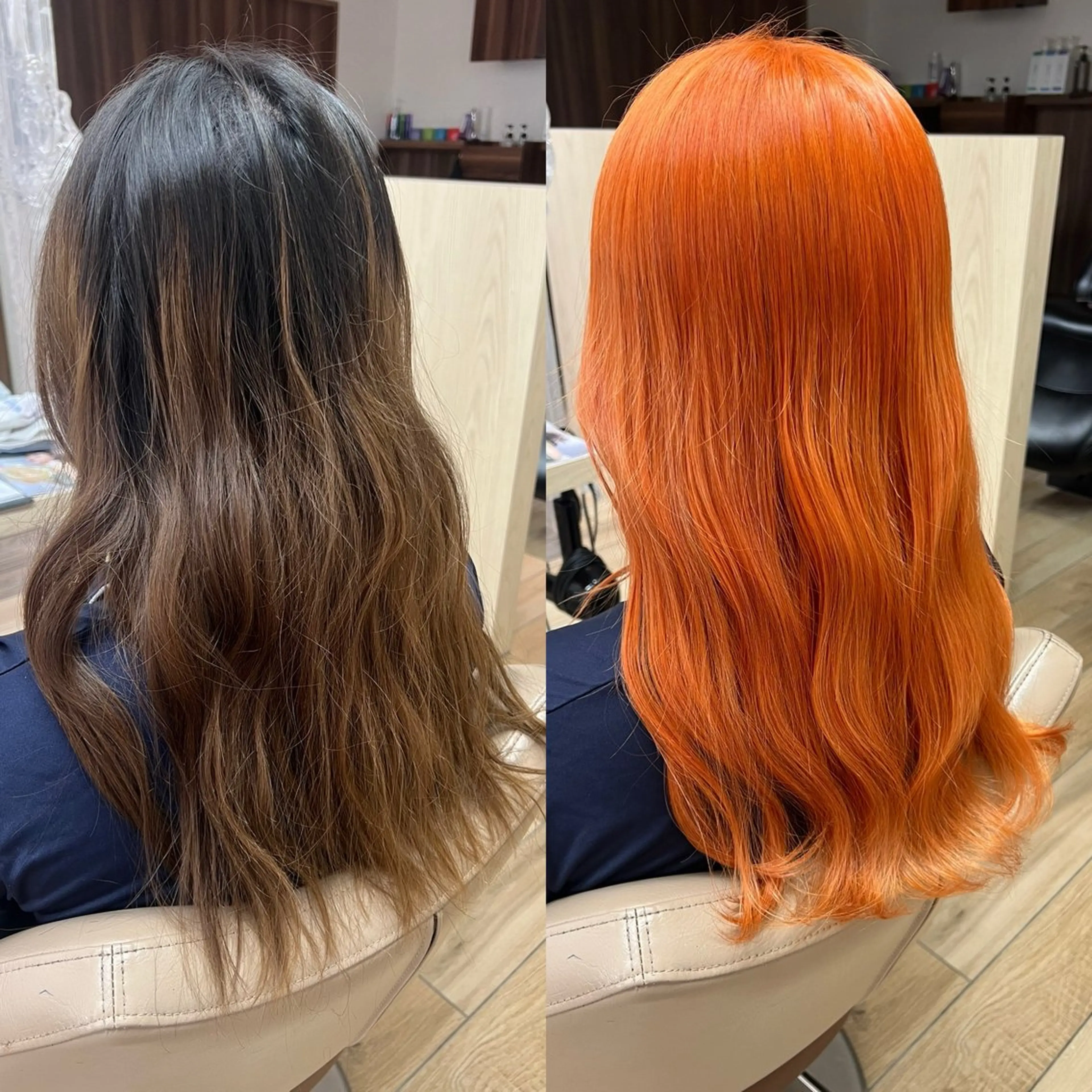 ロング カラー ヘアカラー トリートメント 高橋 香奈のヘアスタイル