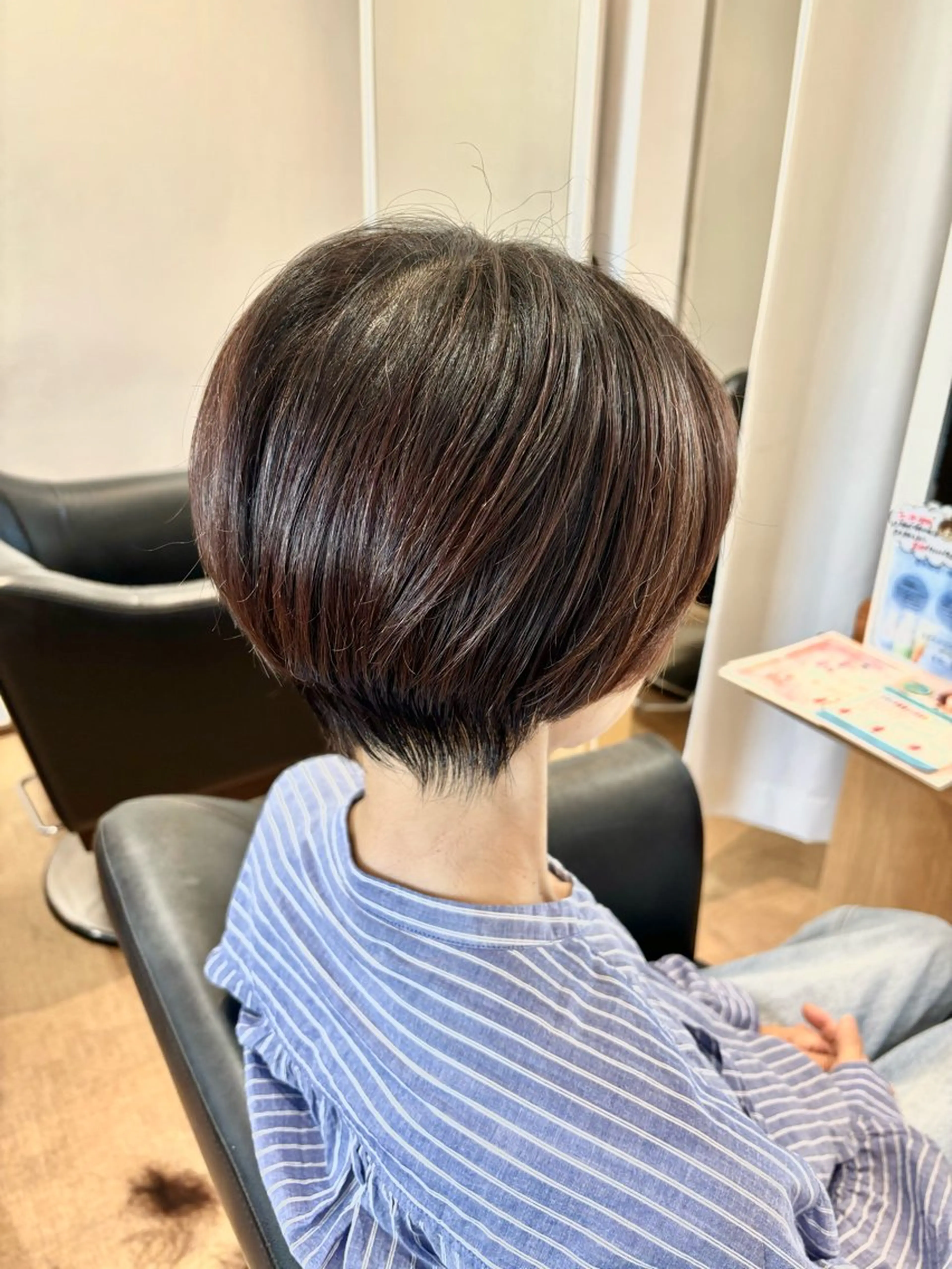 ショート ボブ ショートヘア 縮毛矯正 カット トリートメント 秋山知穂🌸縮毛矯正 ショートお任せ🌸のヘアスタイル