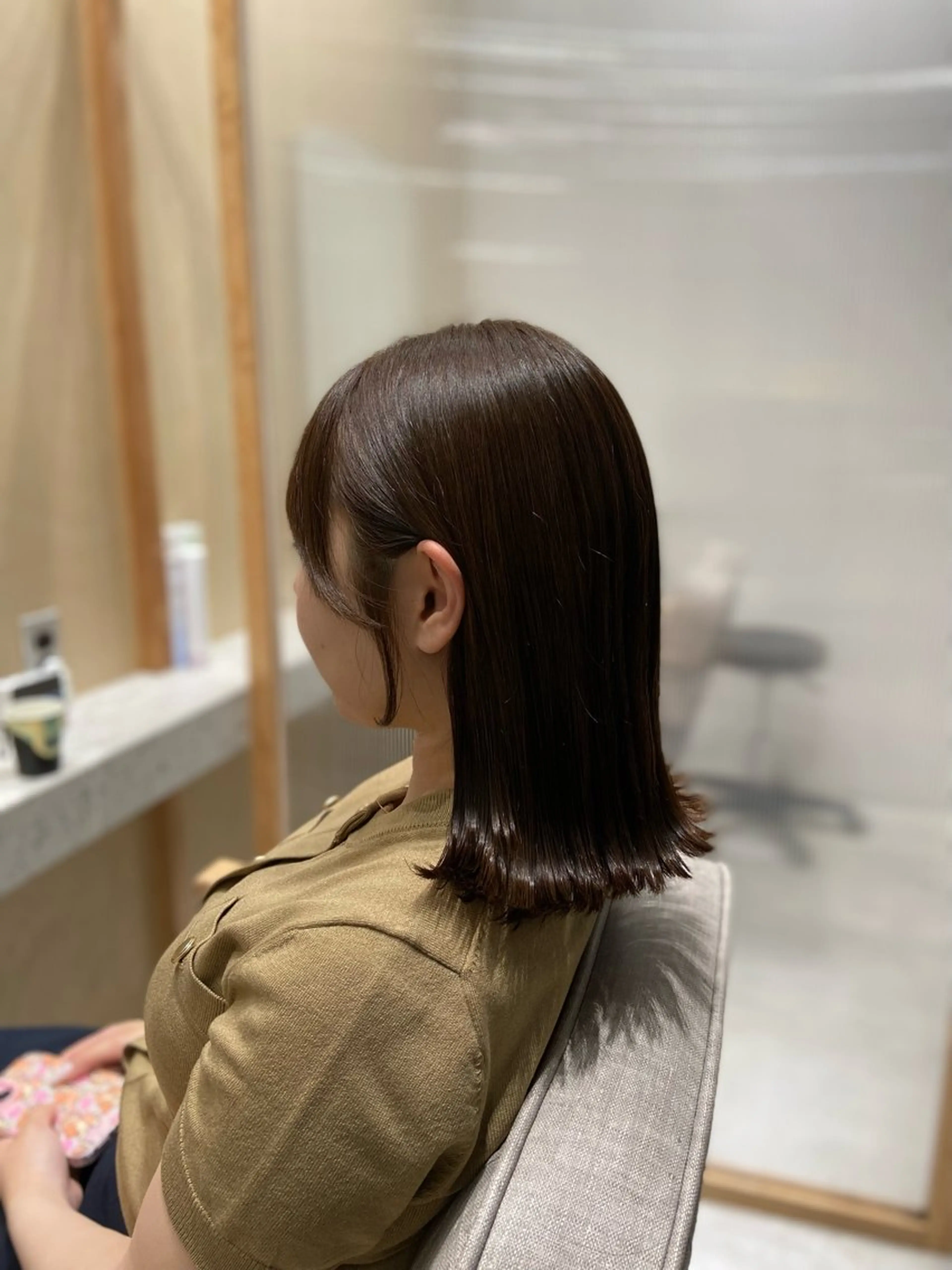 ミディアム 🦉静かに過ごしたい 方、個室席🦉タナカのヘアスタイル