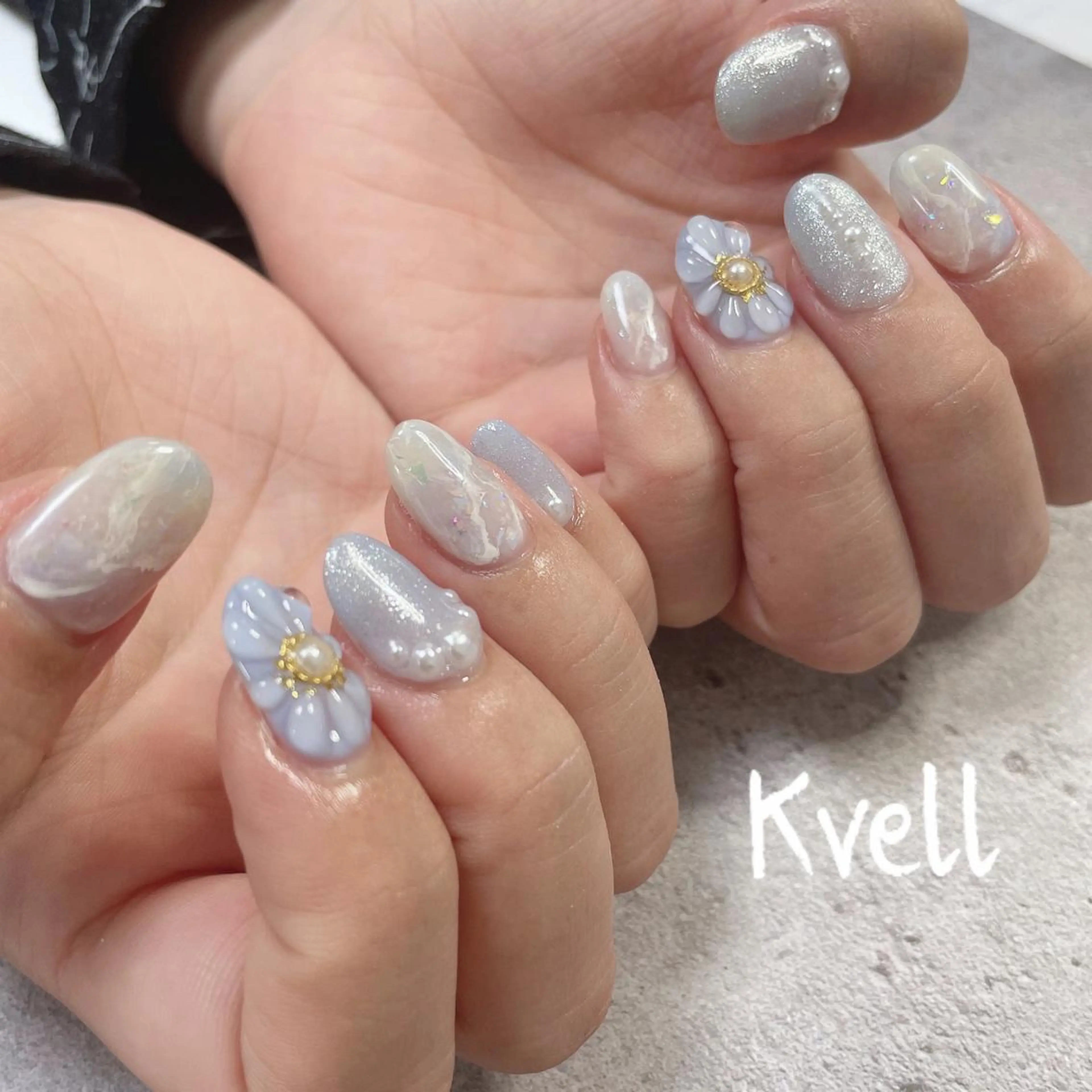 ネイル ぷっくりネイル ハンドネイル nail salon  Kvell所属・nailsalon Kvellのネイルデザイン