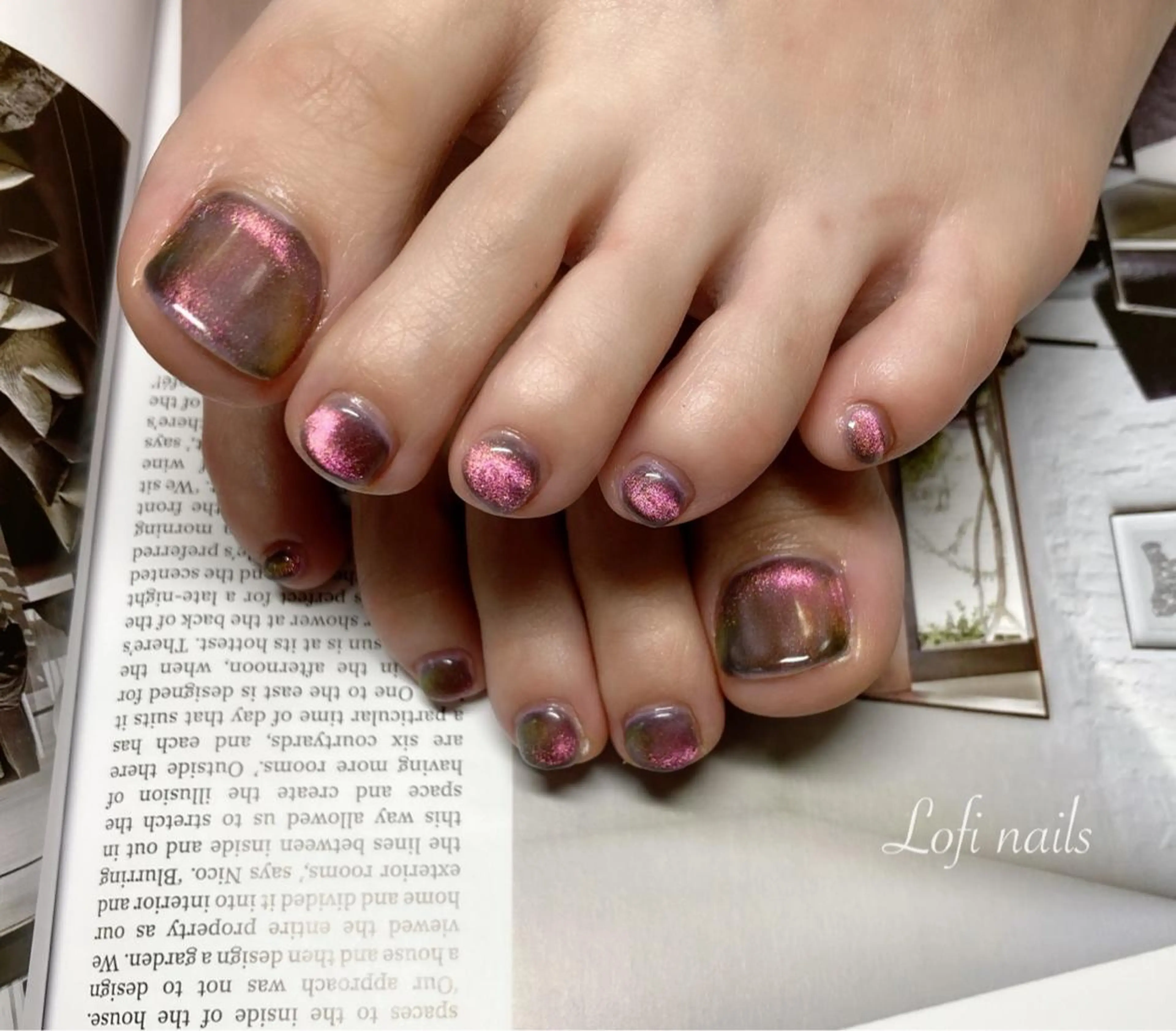 ネイル マグネットネイル Lofi nails ゆきこのネイルデザイン