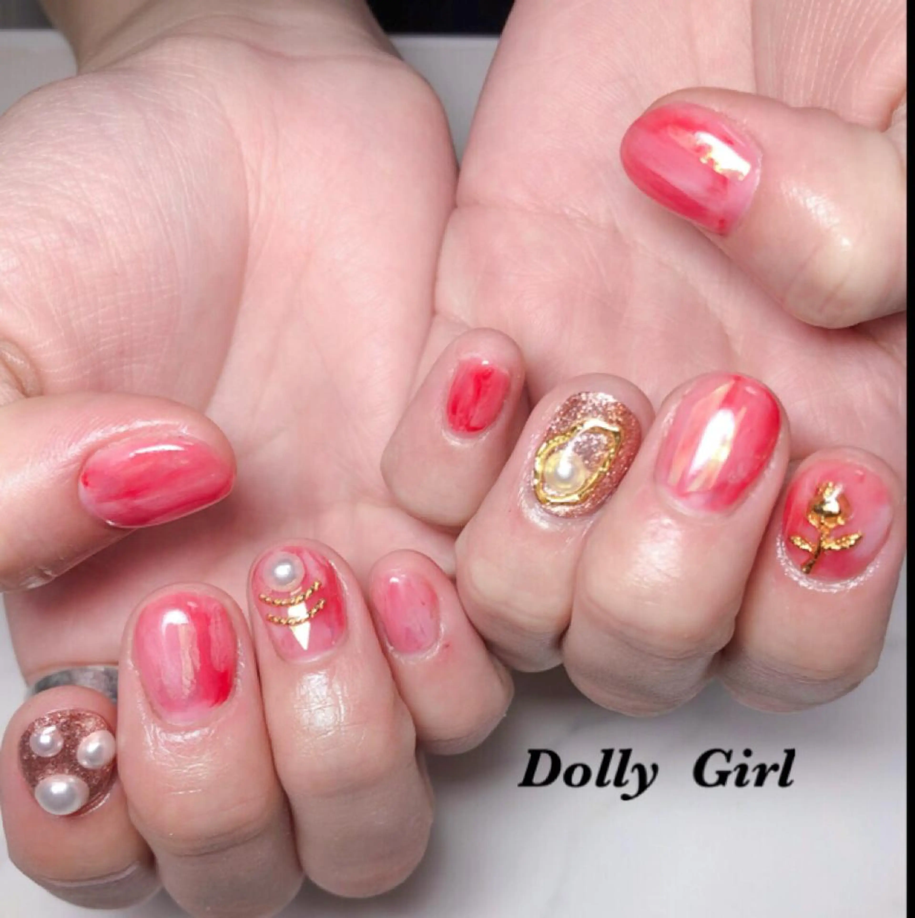 ネイル 個室ネイルサロンDolly Girl〜ドーリーガール〜所属・DollyGirl KYOKOのネイルデザイン