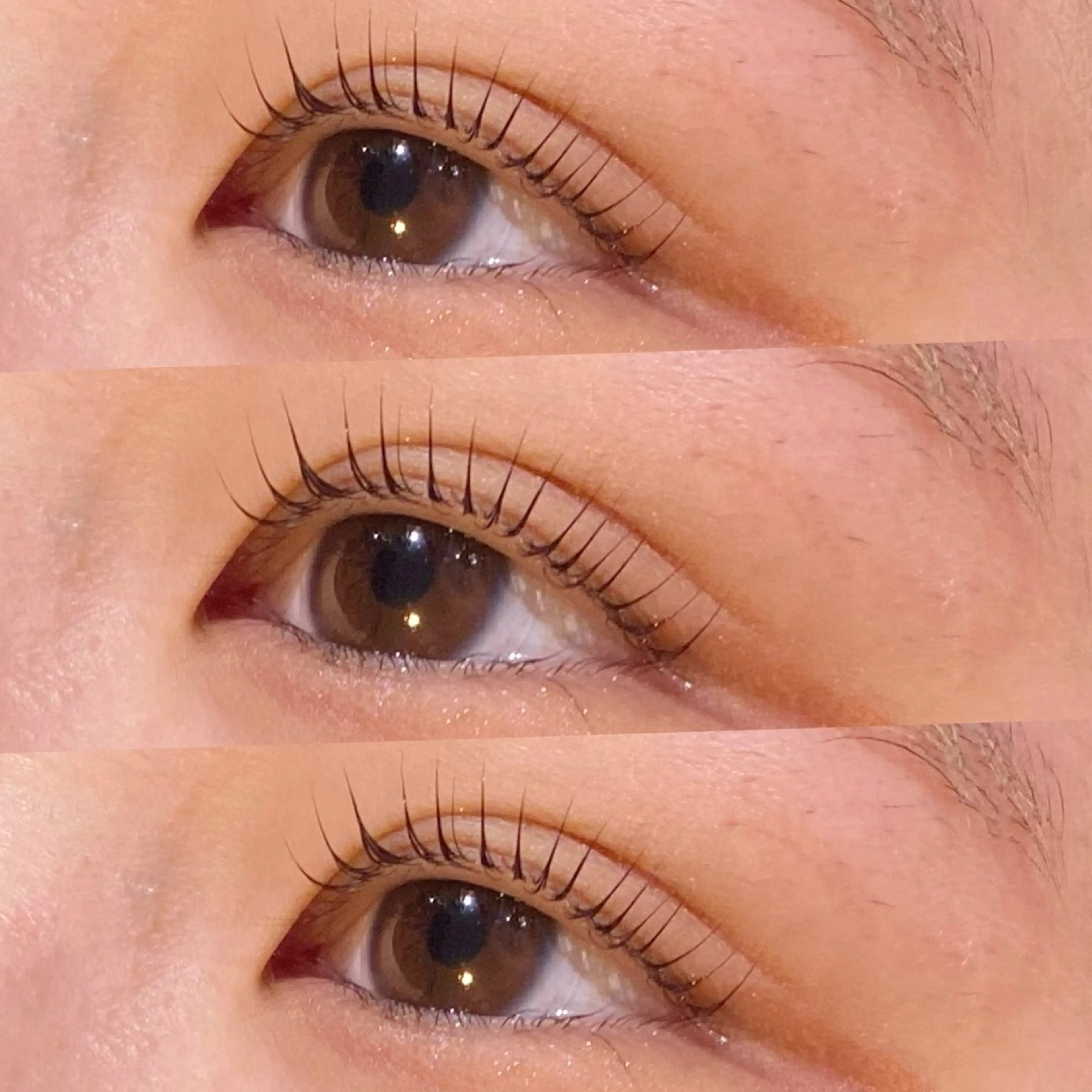 マツエク・マツパ パリジェンヌラッシュリフト マツパ 艶カラー 藤澤さくらのマツエク・マツパデザイン