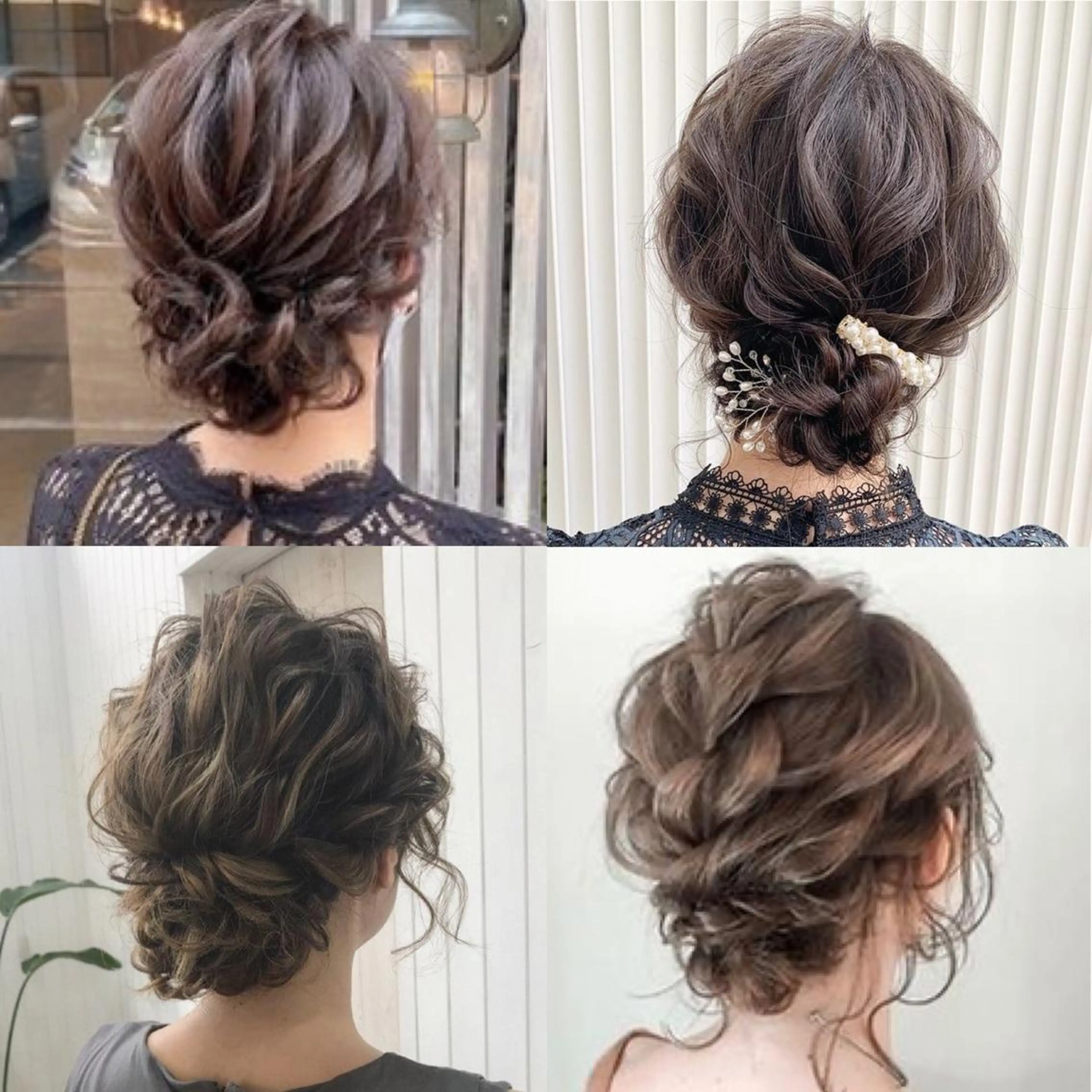 セミロング ヘアアレンジ ヘアセット メンズモテパーマ💙 fuwaのヘアスタイル