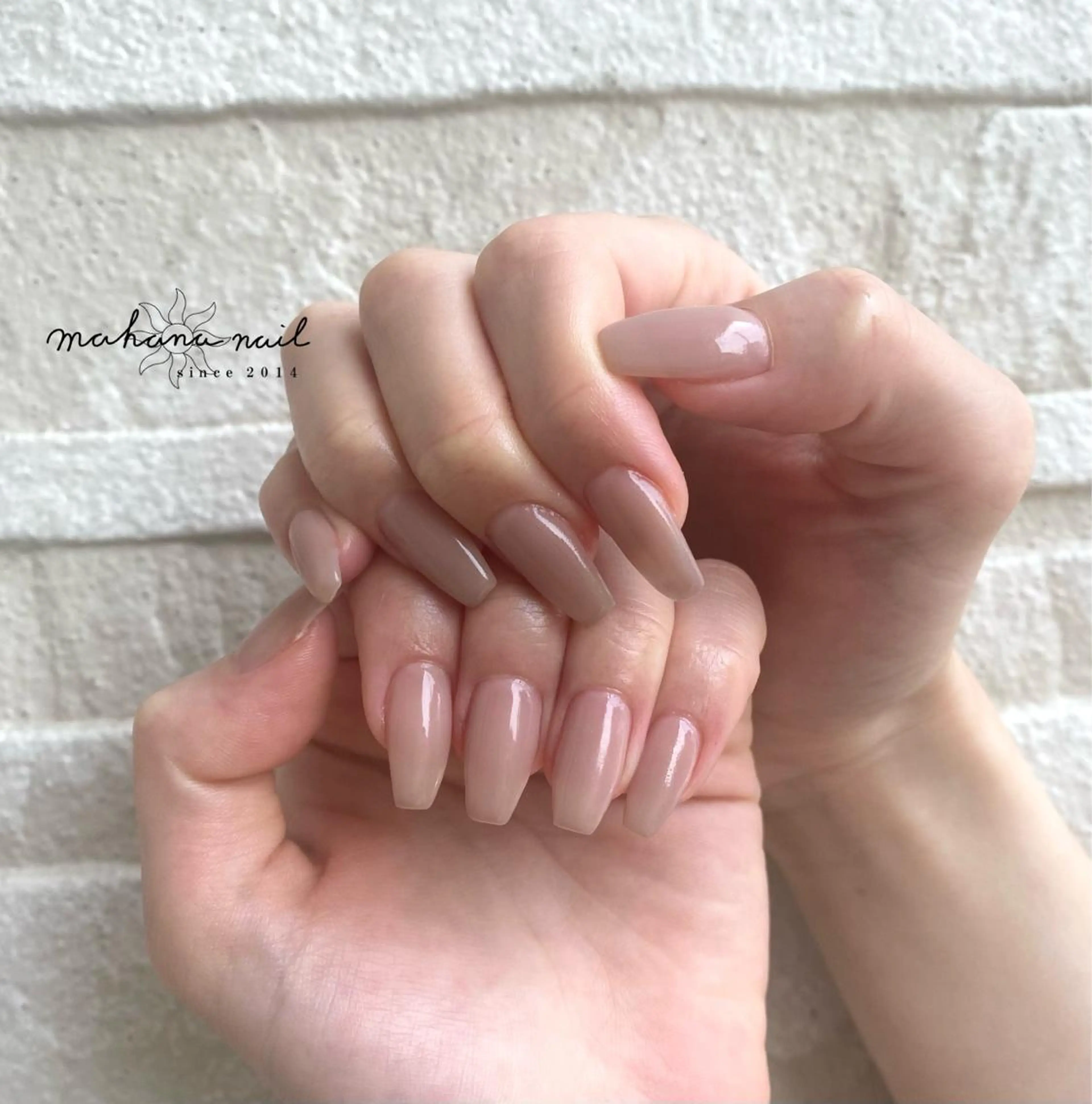 ネイル ワンカラーネイル mahana nailのネイルデザイン