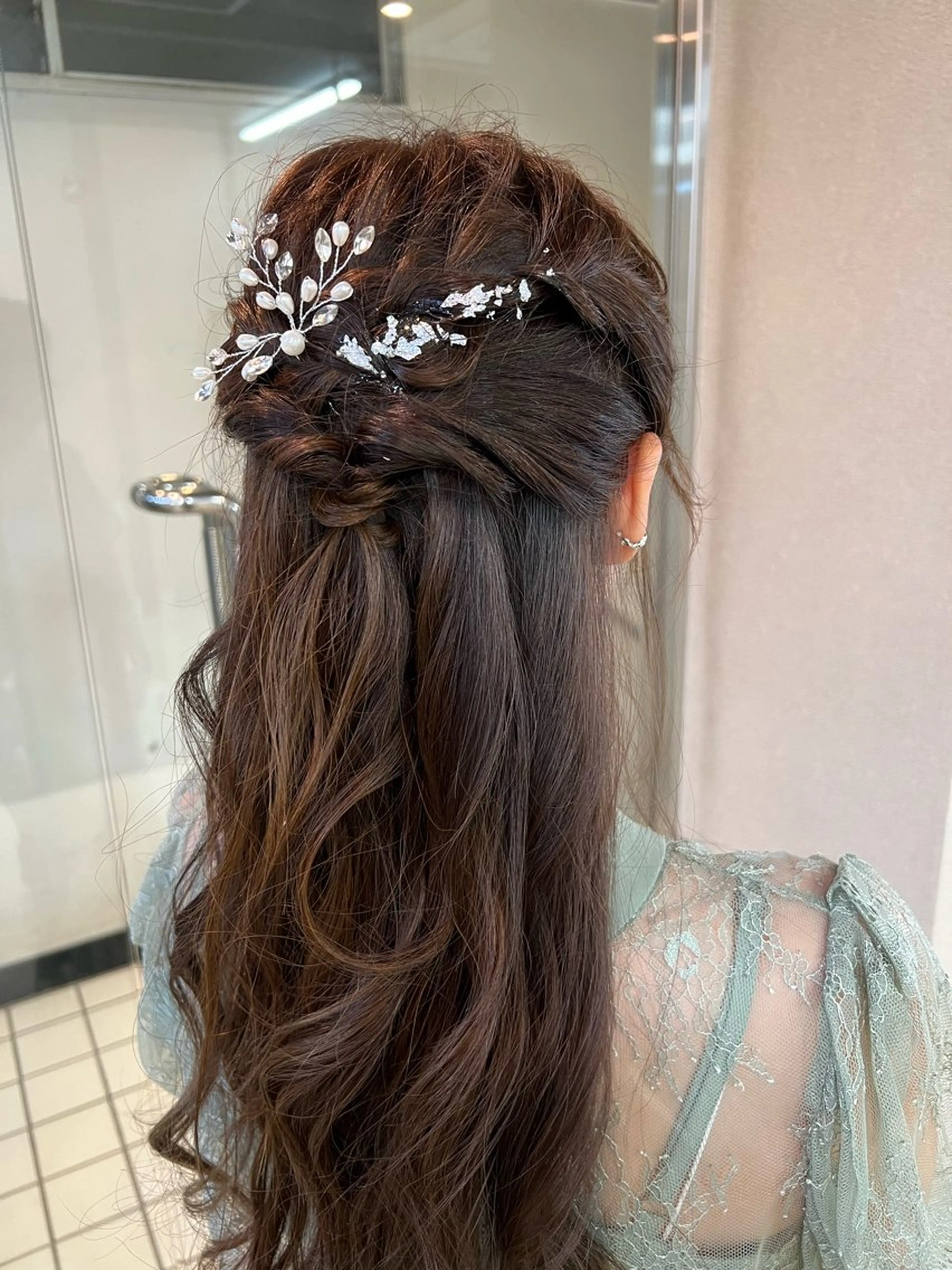 ロング ヘアアレンジ ハーフアップ ロング men's&ladys J'sGrace【メンズアンドレディース ジェイズグレイス】所属・🌻J'sGrace /JUMA🌻のヘアスタイル