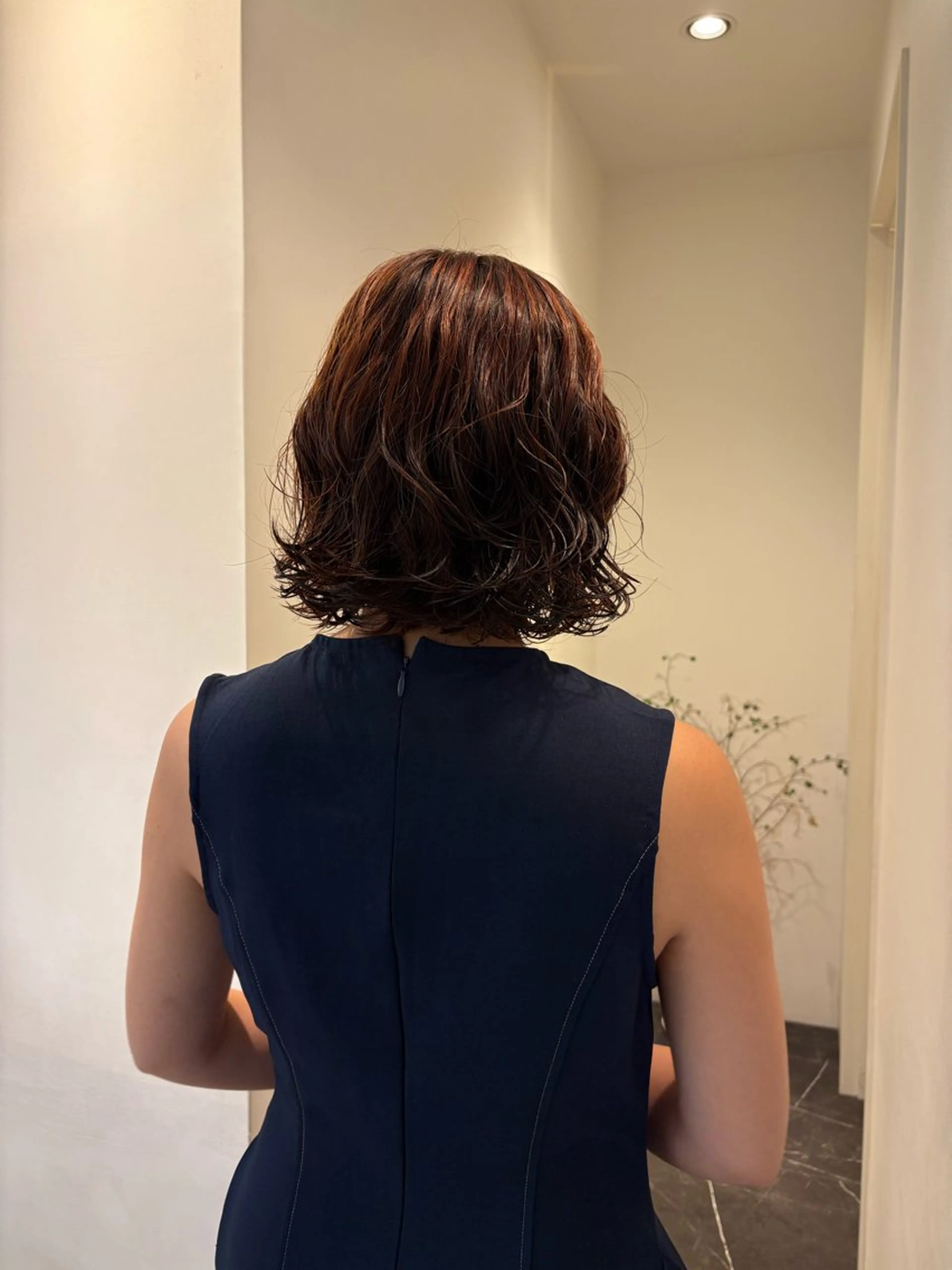 cut + perm   スタイリストさんのcut込み✩.*の写真