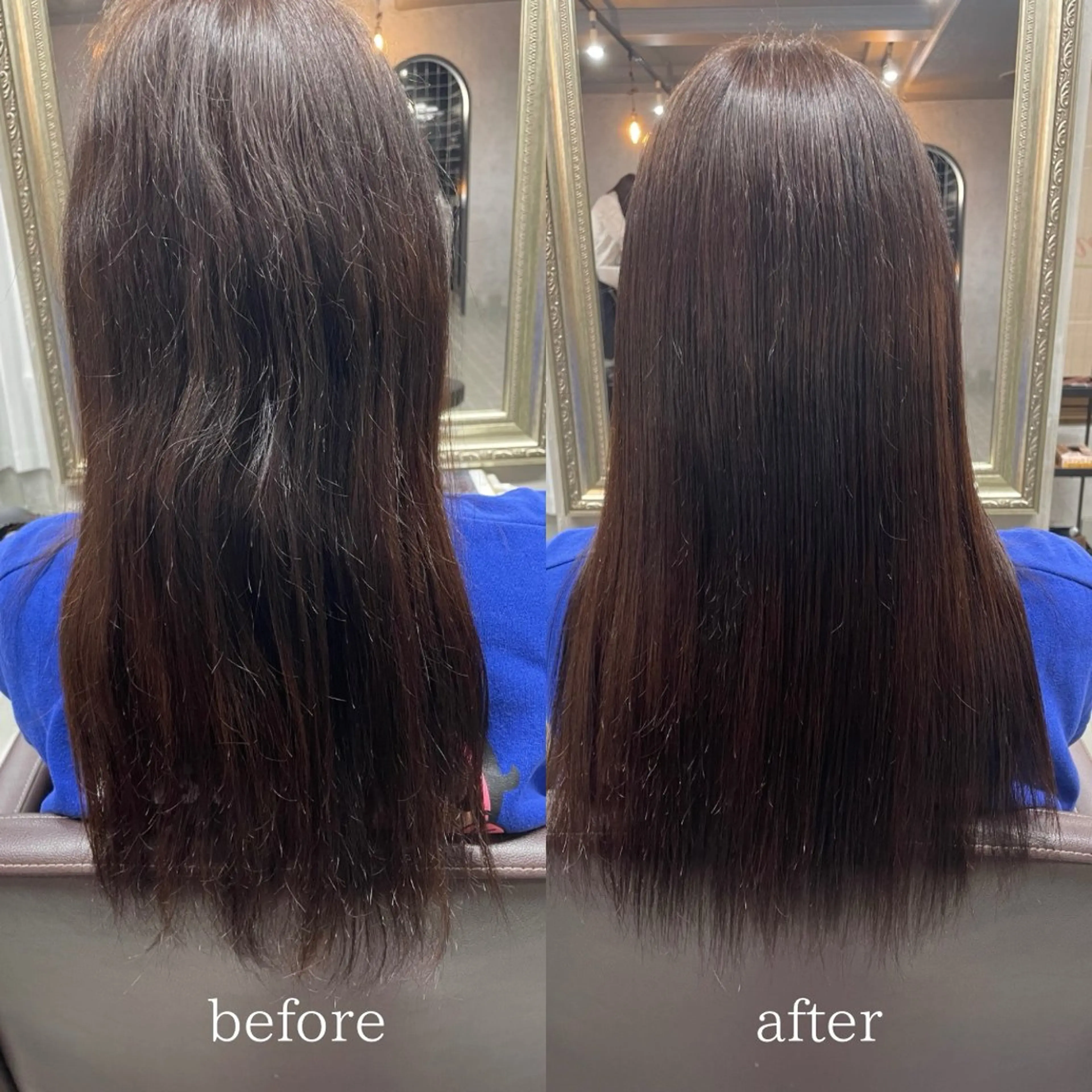 セミロング 髪質改善 艶髪/透明感カラー 山﨑俊輔のヘアスタイル