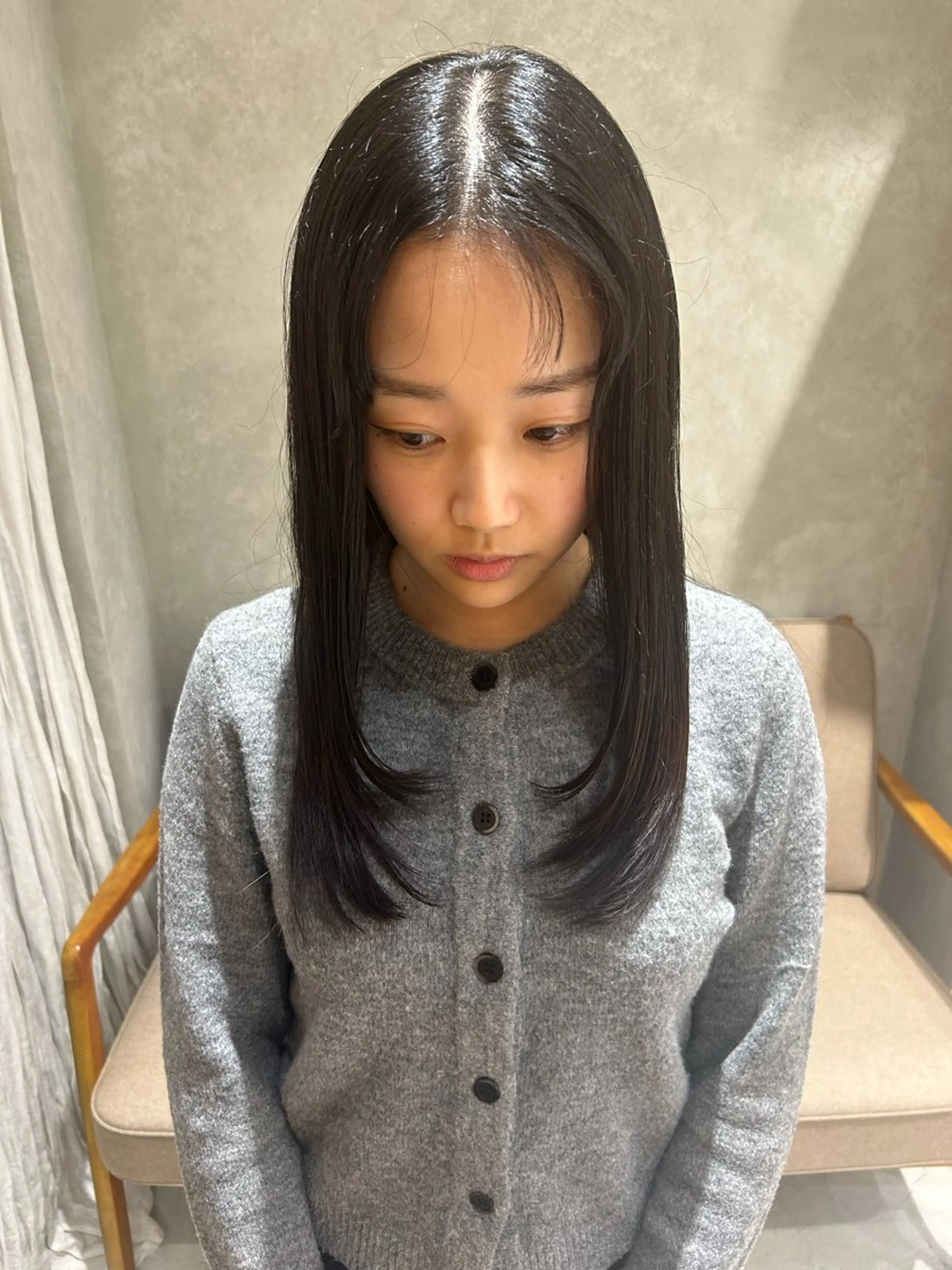 ロング レイヤーカット mayu ☺︎ / ワンカラー上永谷のヘアスタイル