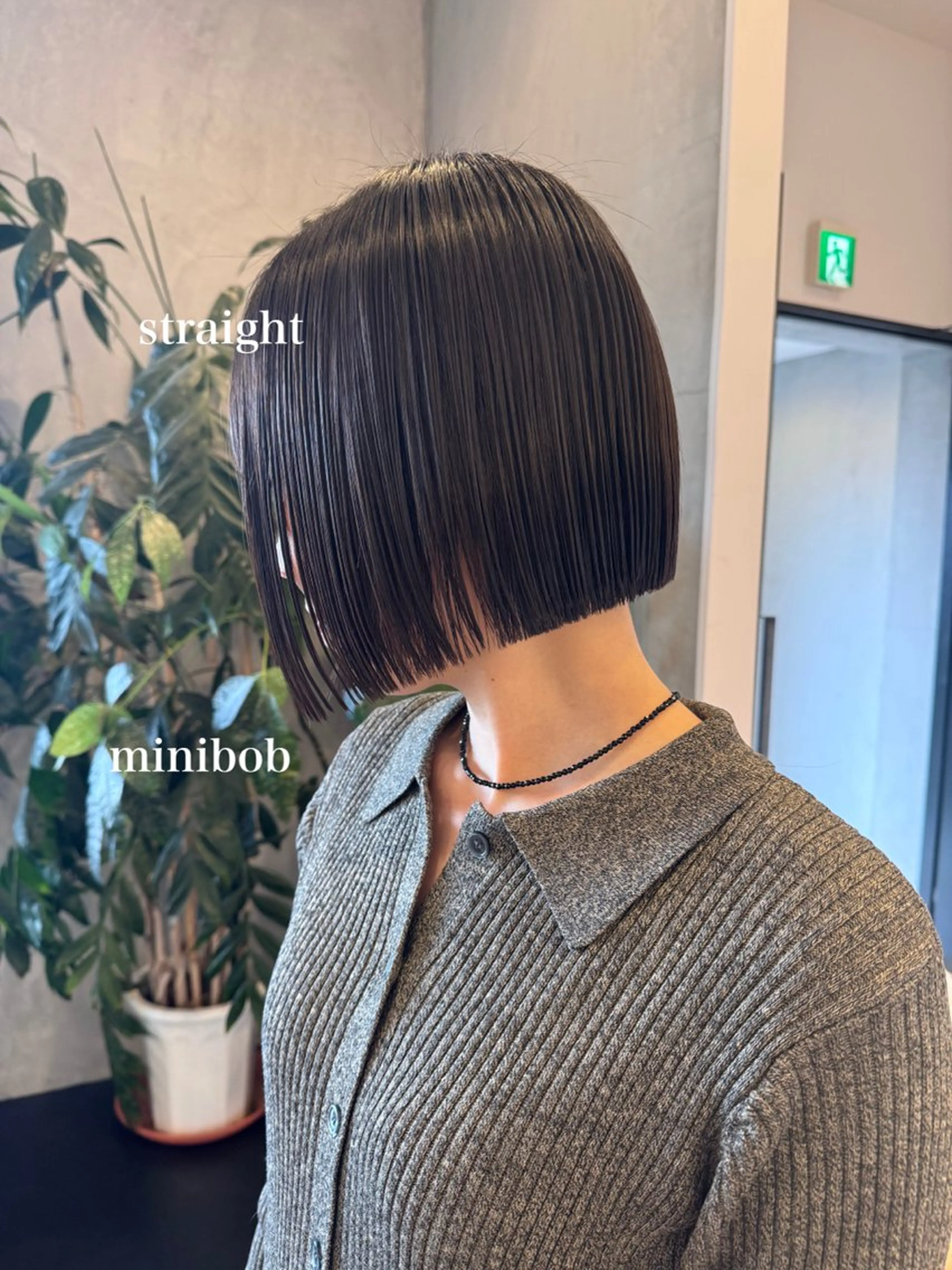 ショート カット トリートメント ボブ/透明感カラー 長岡/三浦めい🌟のヘアスタイル