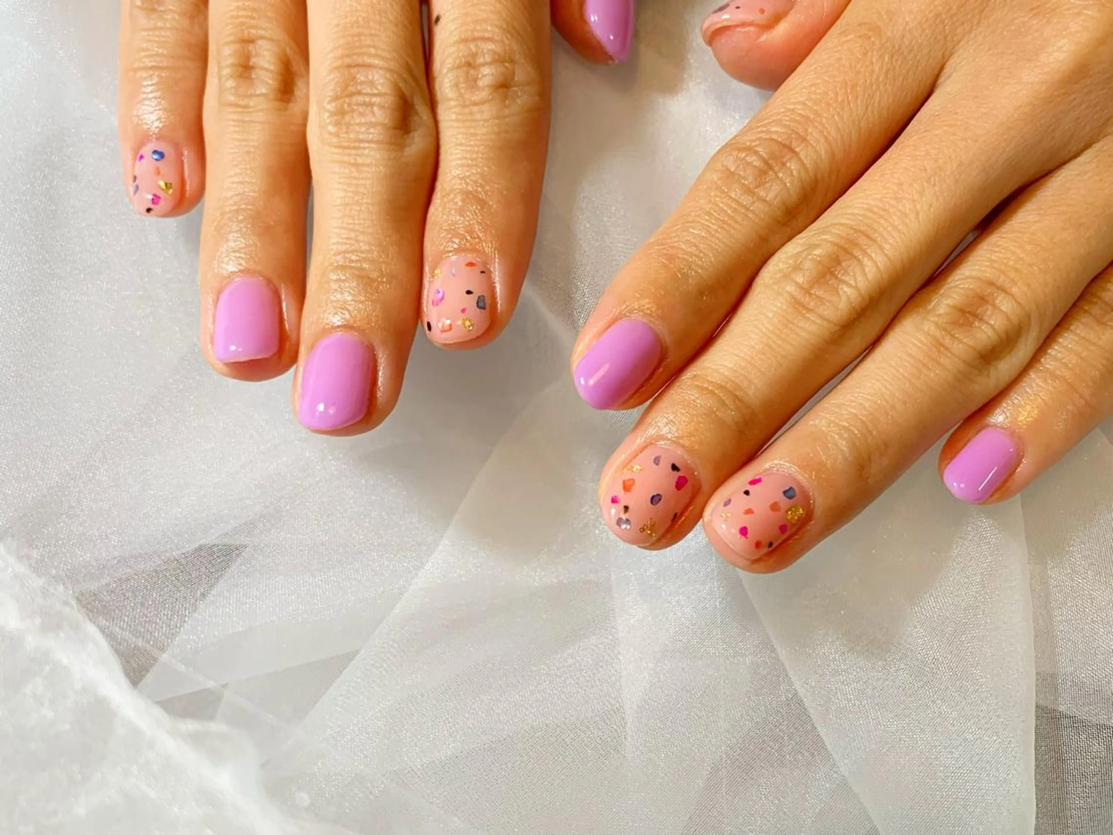 ネイル 韓国ネイル ハンドネイル フットネイル GéRanium Harukaのネイルデザイン