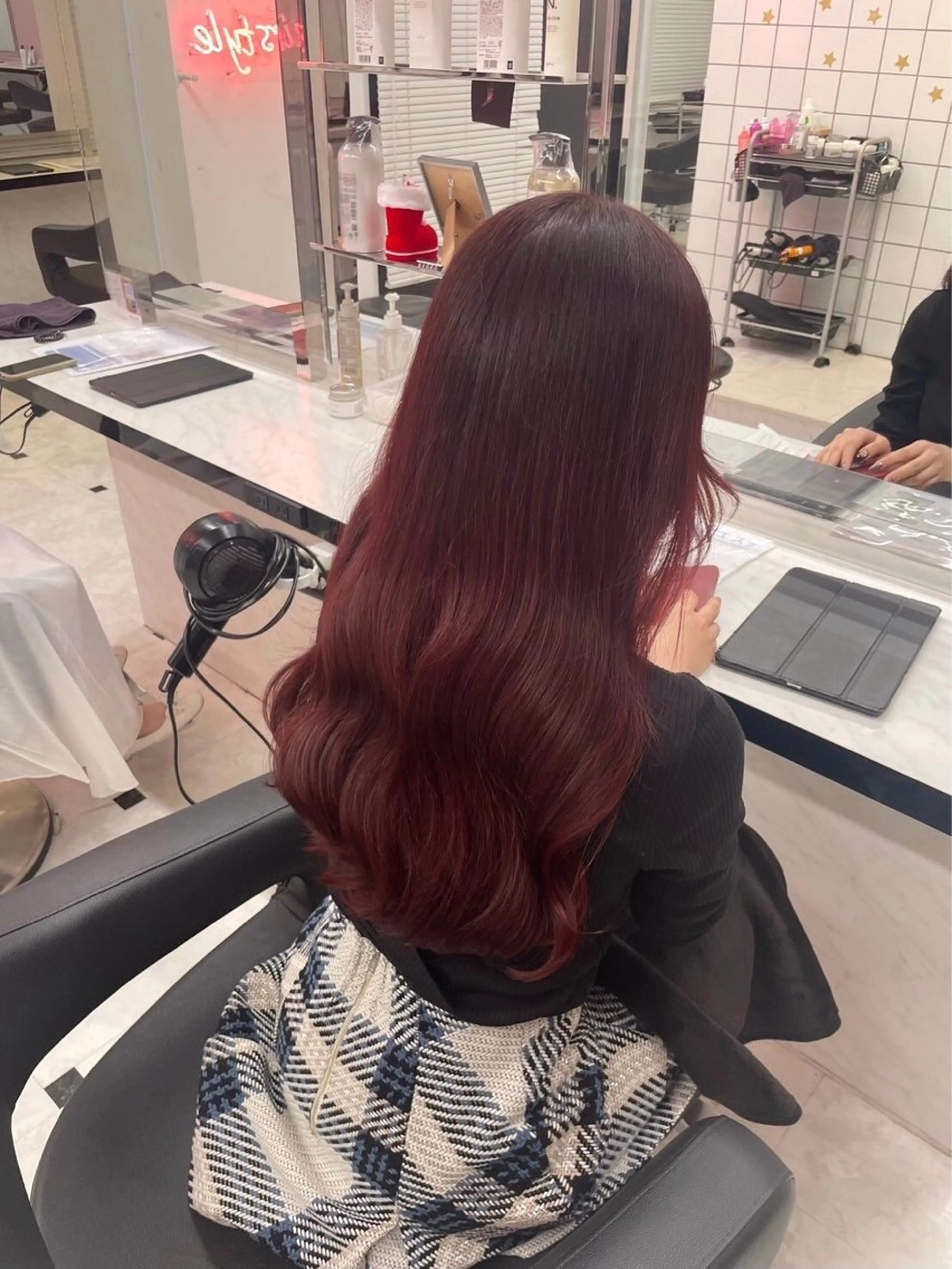 ロング カラー みう/仙台/暖色/ 艶髪/顔周りカット/のヘアスタイル